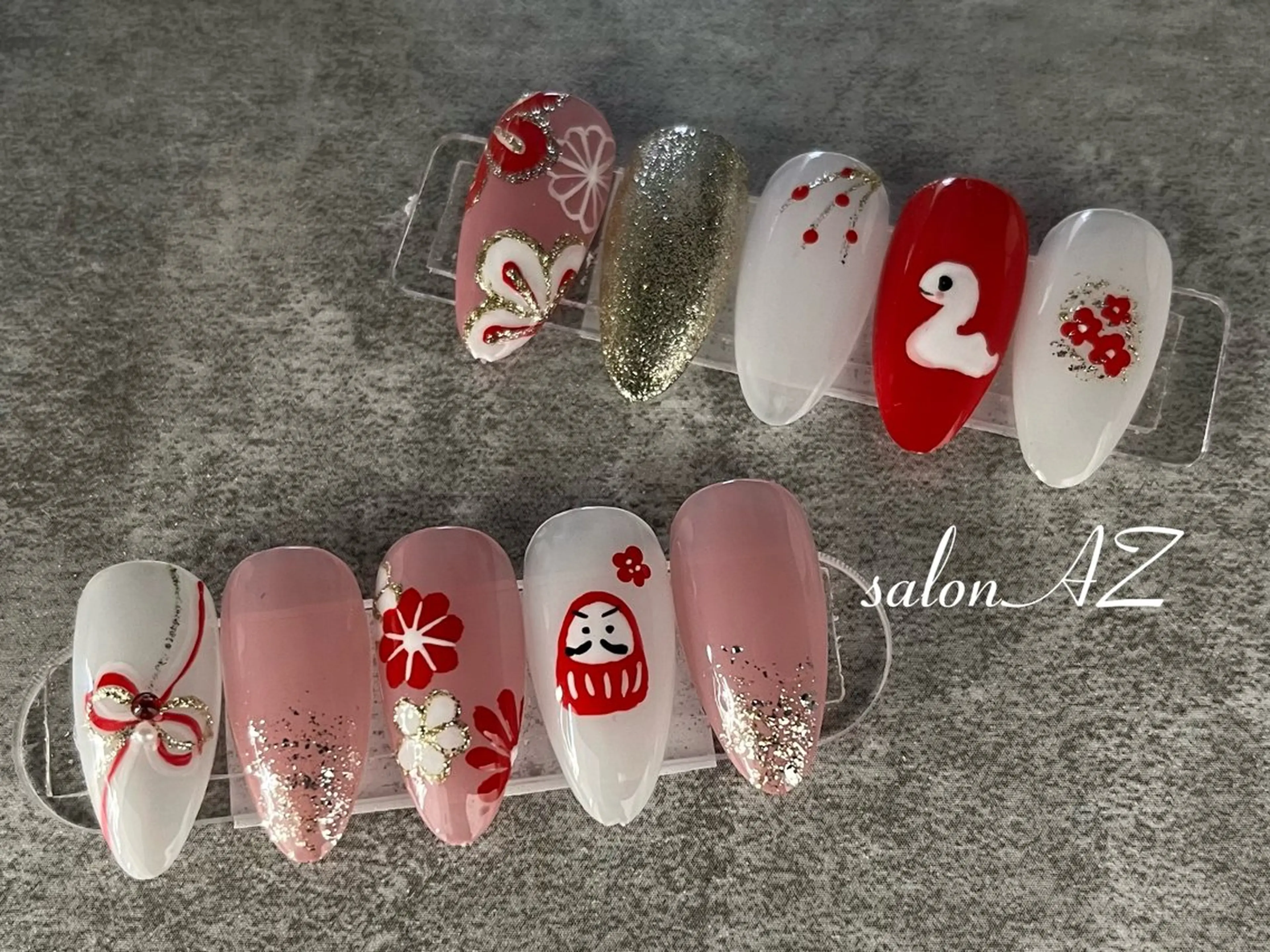 ネイル salonAZ トップネイリストのネイルデザイン