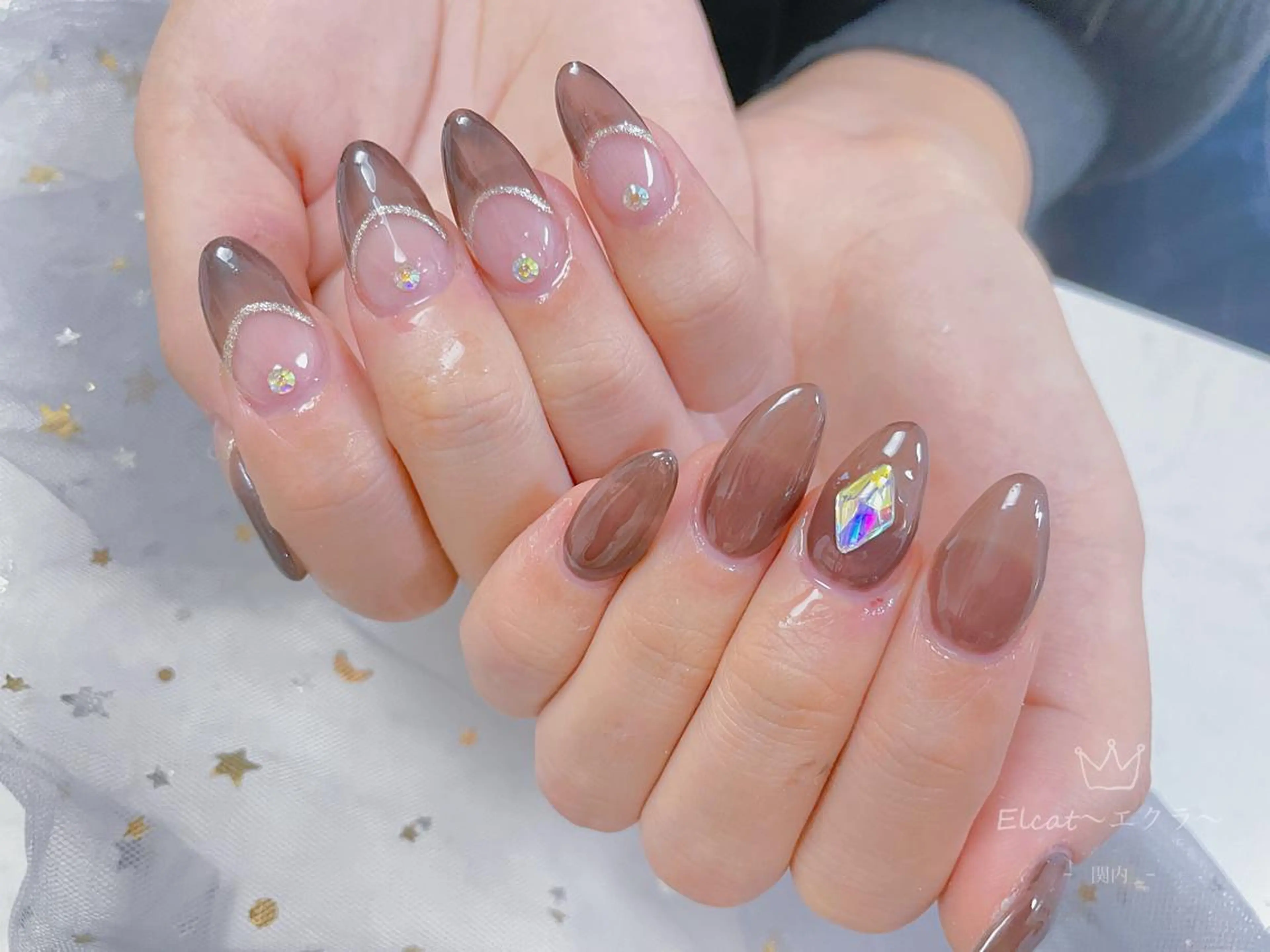 ネイル ハンドネイル ネイルサロンエクラ 🫧Shizukaのネイルデザイン