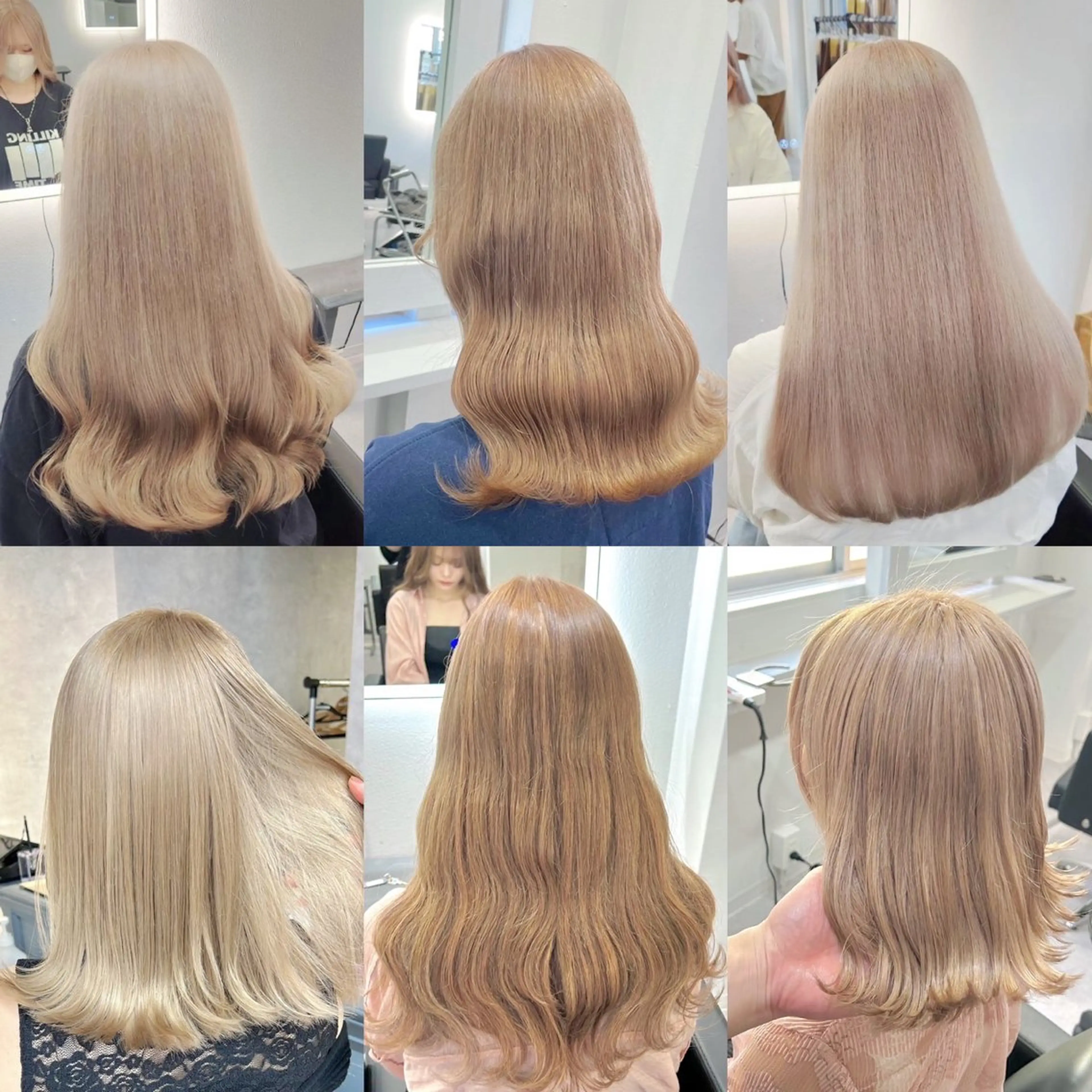 ミディアム カラー メンズ メンズブリーチ メンズハイトーン メンズインナーカラー ベージュカラー ブリーチ ヘアカラー ミルクティーベージュ /ピンク/大阪/堀江のヘアスタイル