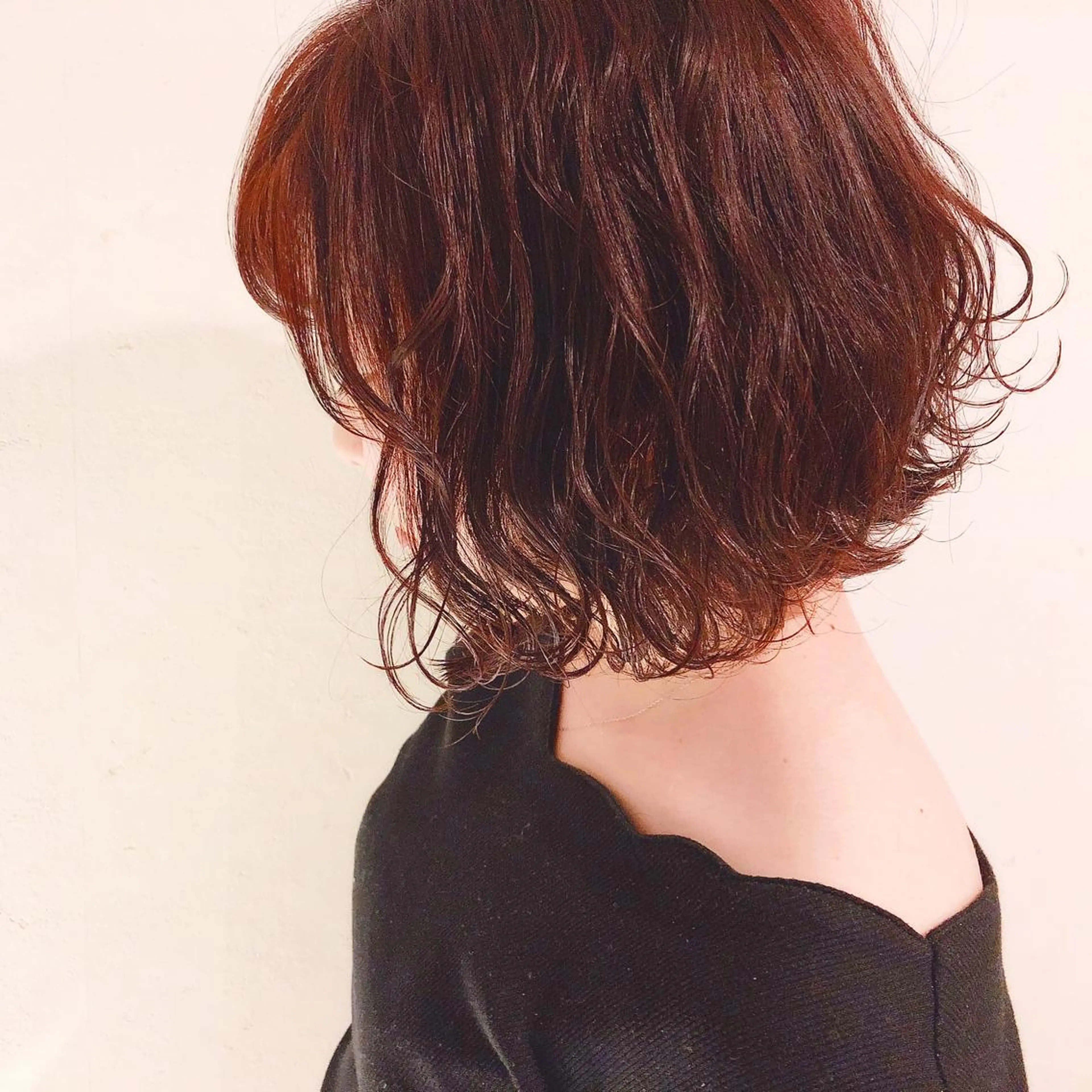 ミディアム カラー The book hand salon所属・伊藤 さやかのヘアスタイル