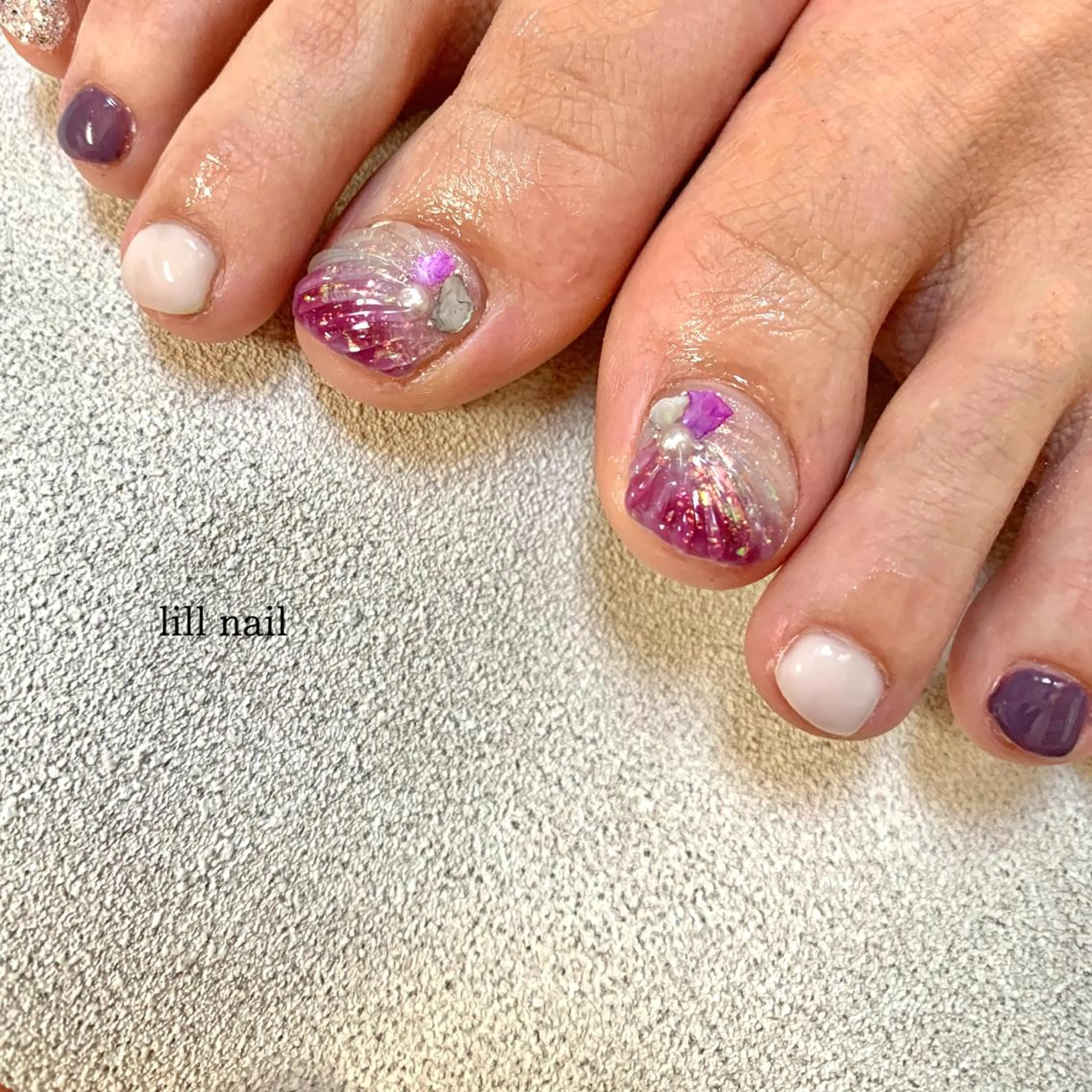 ショート pllia beautyのネイルデザイン