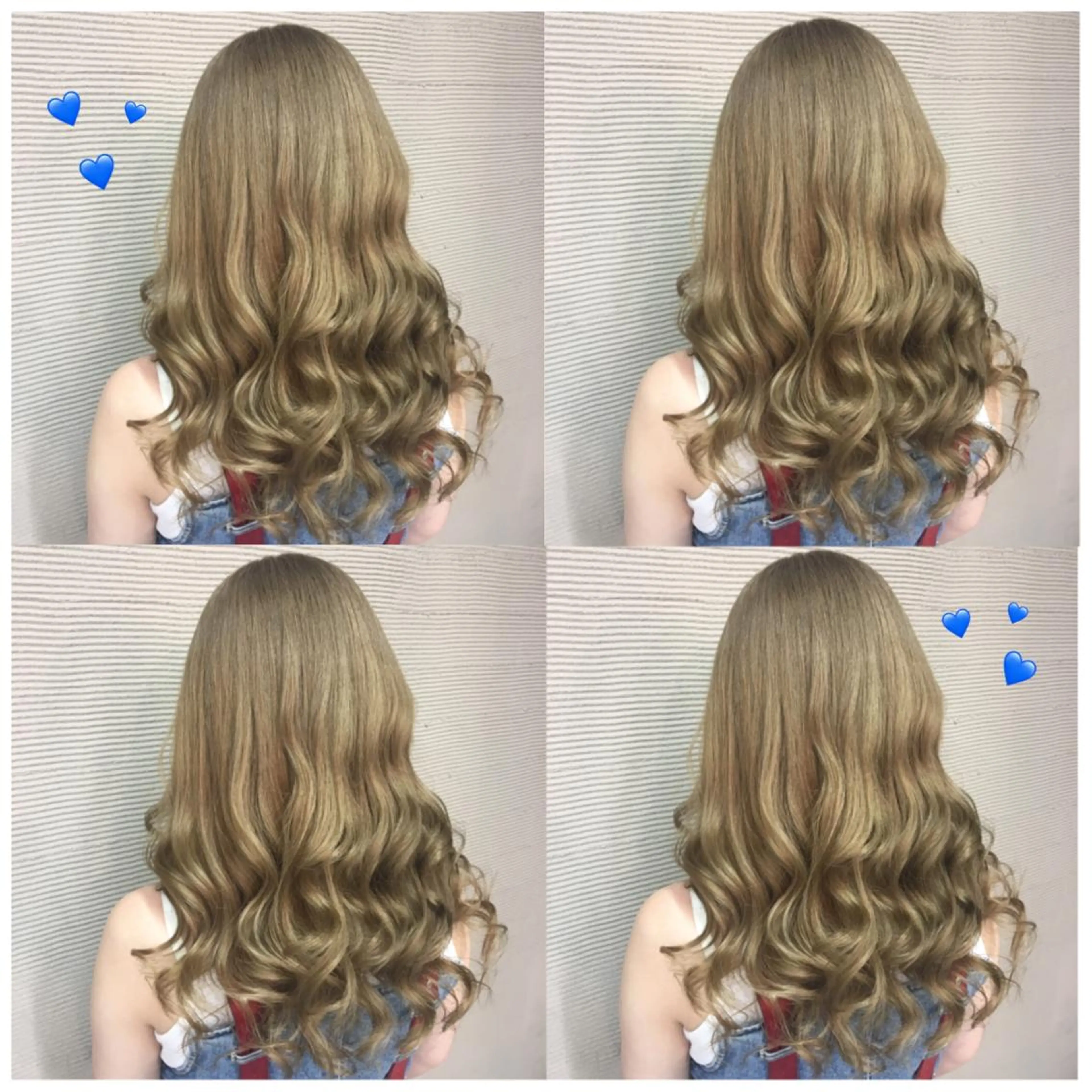 ロング カラー ベージュカラー ブリーチ 韓国ヘア得意❤︎森澤 悠佳のヘアスタイル