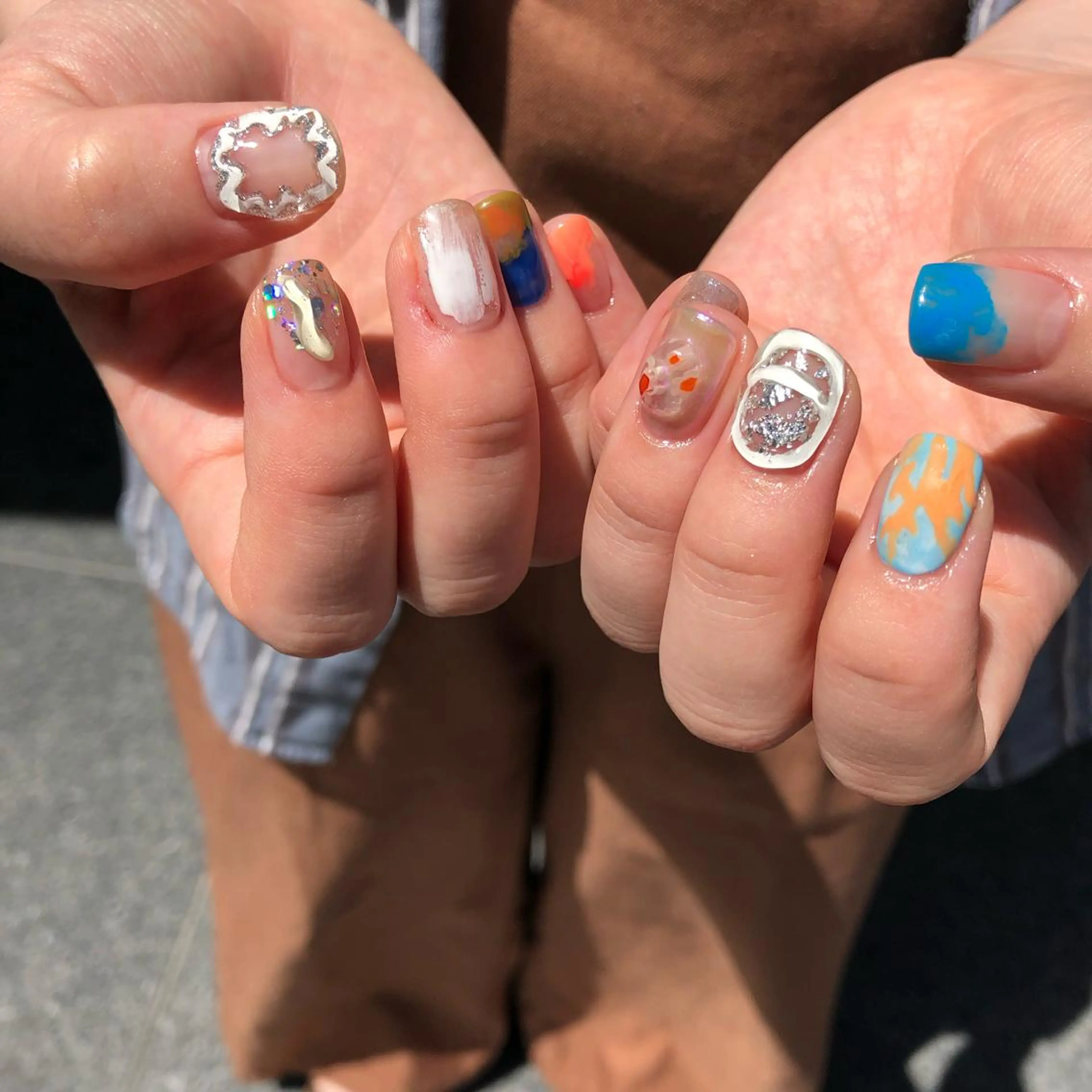 ネイル ハンドネイル 🧁🥕 asukaのネイルデザイン