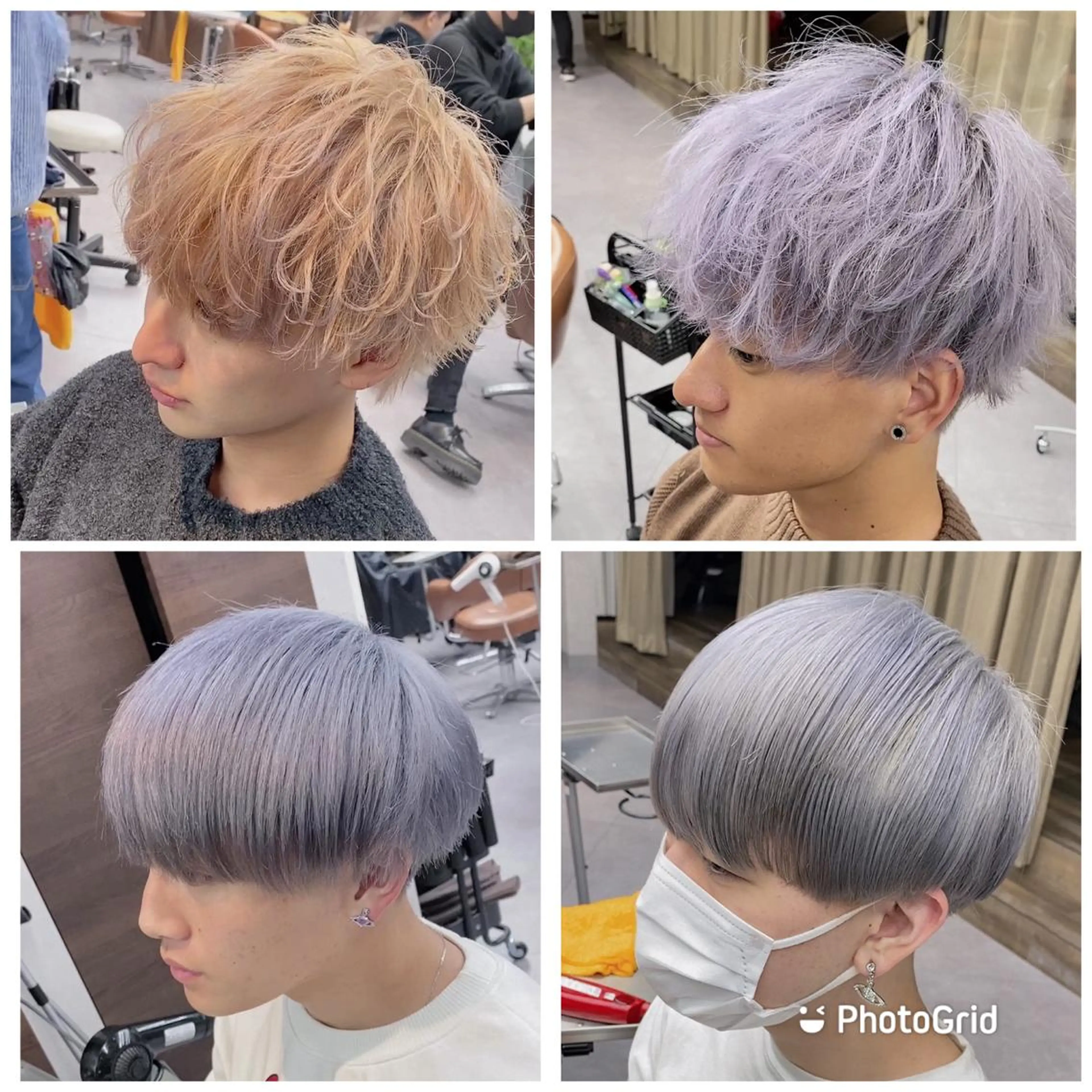 カラー メンズ メンズブリーチ ブリーチ メンズサロン【owl 心斎橋】難波/アメ村のヘアスタイル