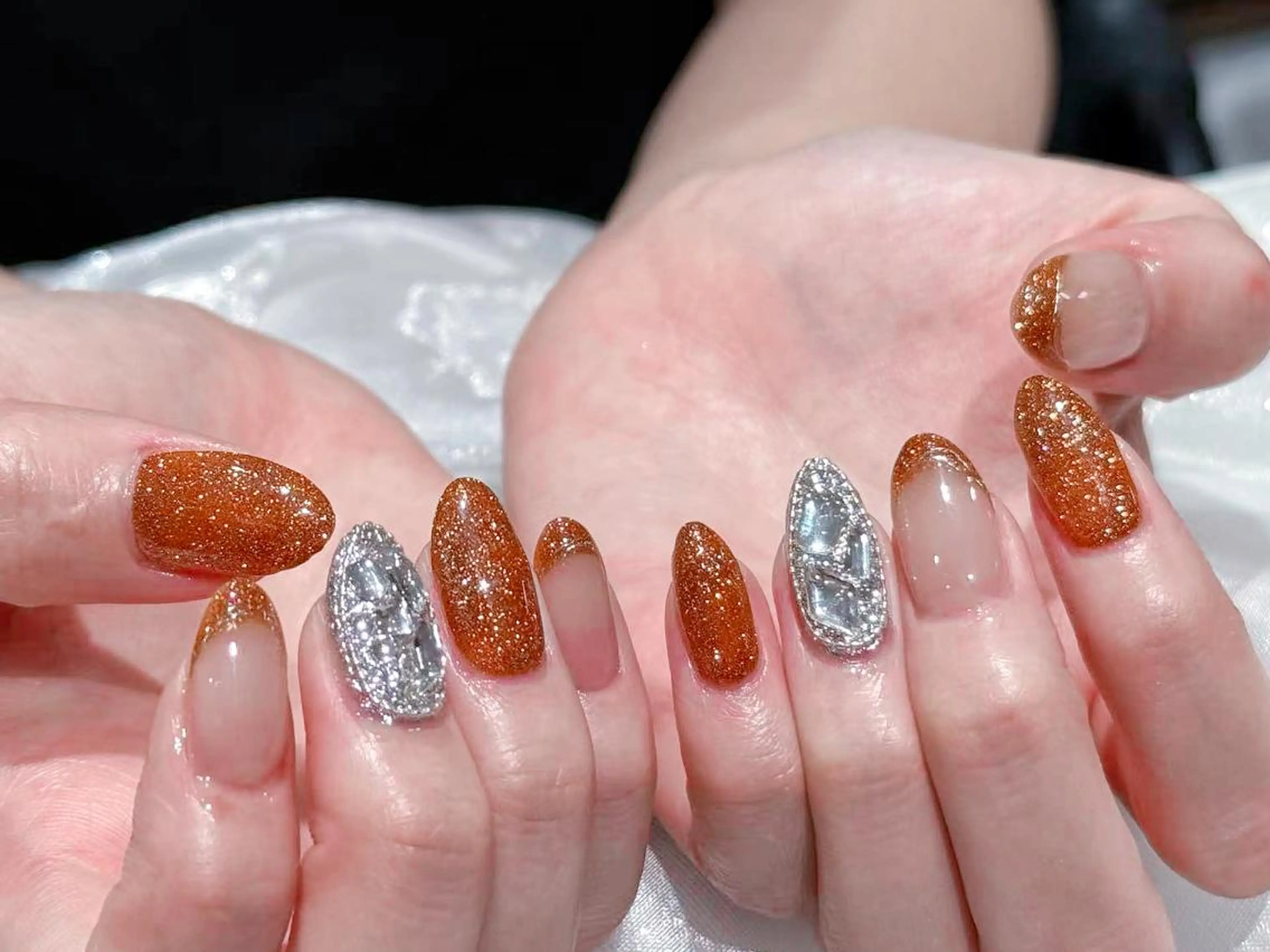 ネイル チークネイル 長さ出し フレンチネイル グラデーション マグネットネイル ハンドネイル ハンドケア ✨Dreamy IKEBUKUROのネイルデザイン