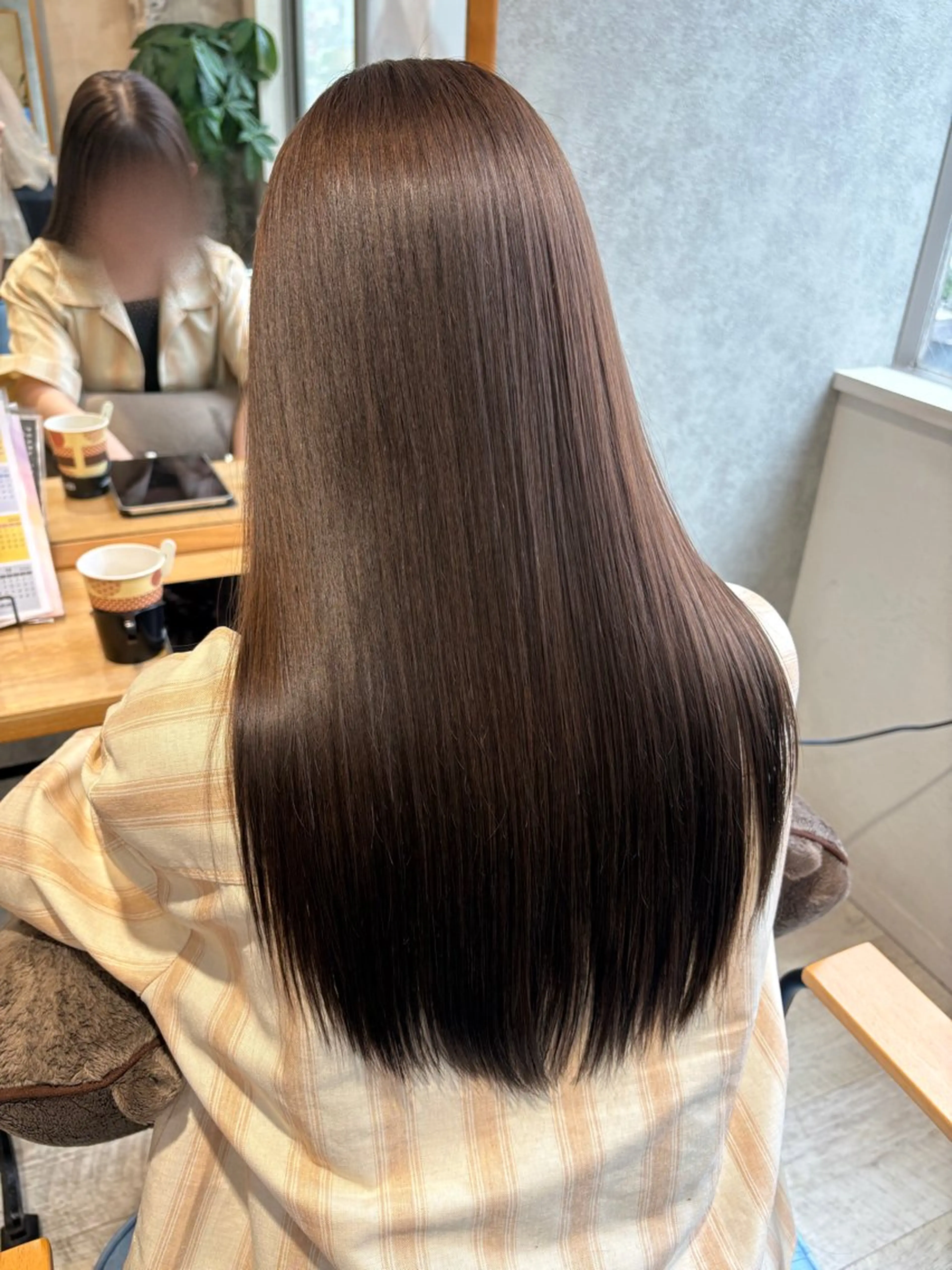 【梅雨対策】カット+縮毛矯正+トリートメント+マイクロバブルヘッドスパ　メンズ/レディースの写真