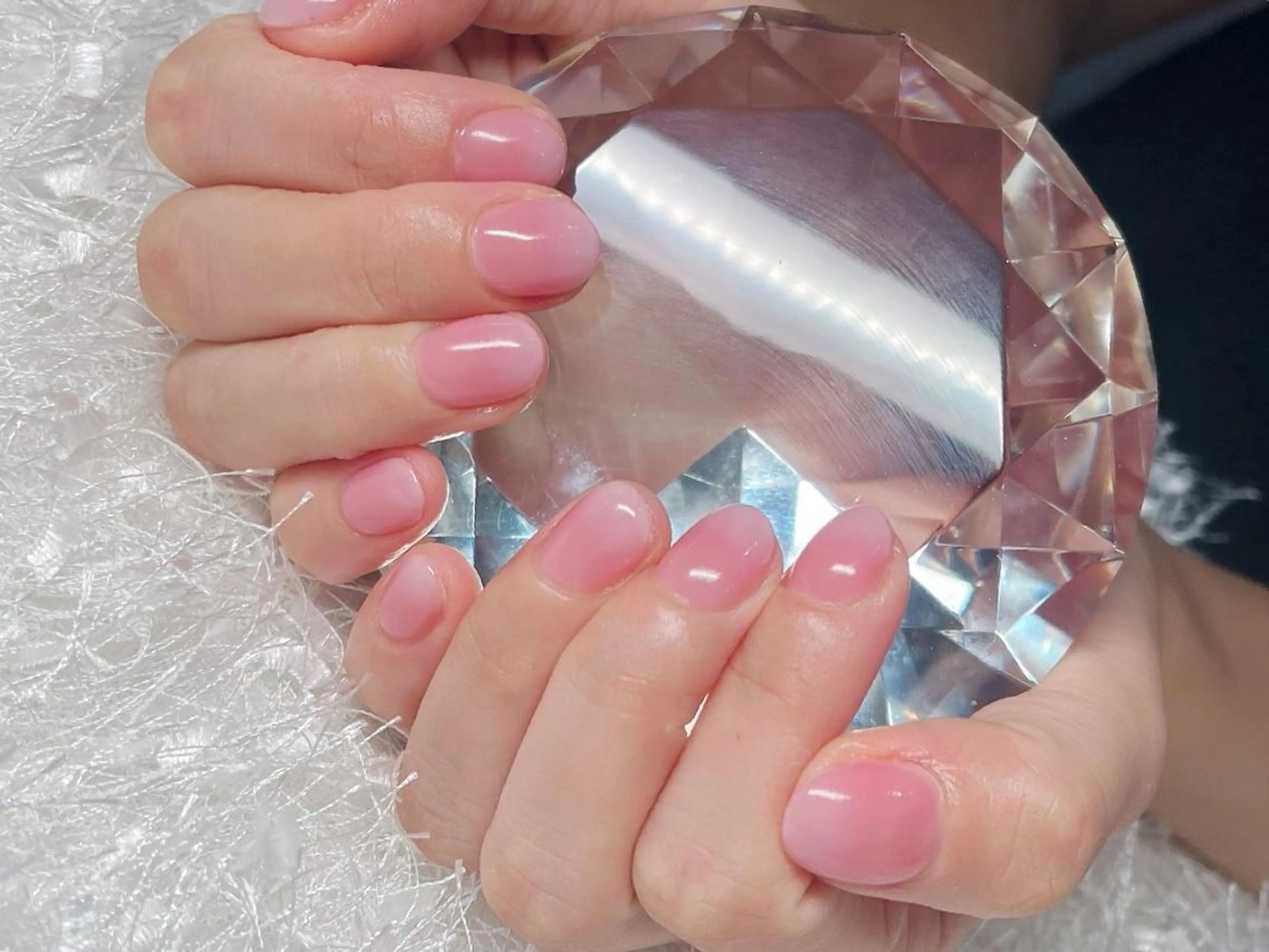 ネイル 長さ出し ジェルネイル グラデーション 韓国ネイル マグネットネイル ハンドネイル Nail&eye Belire 新宿のネイルデザイン