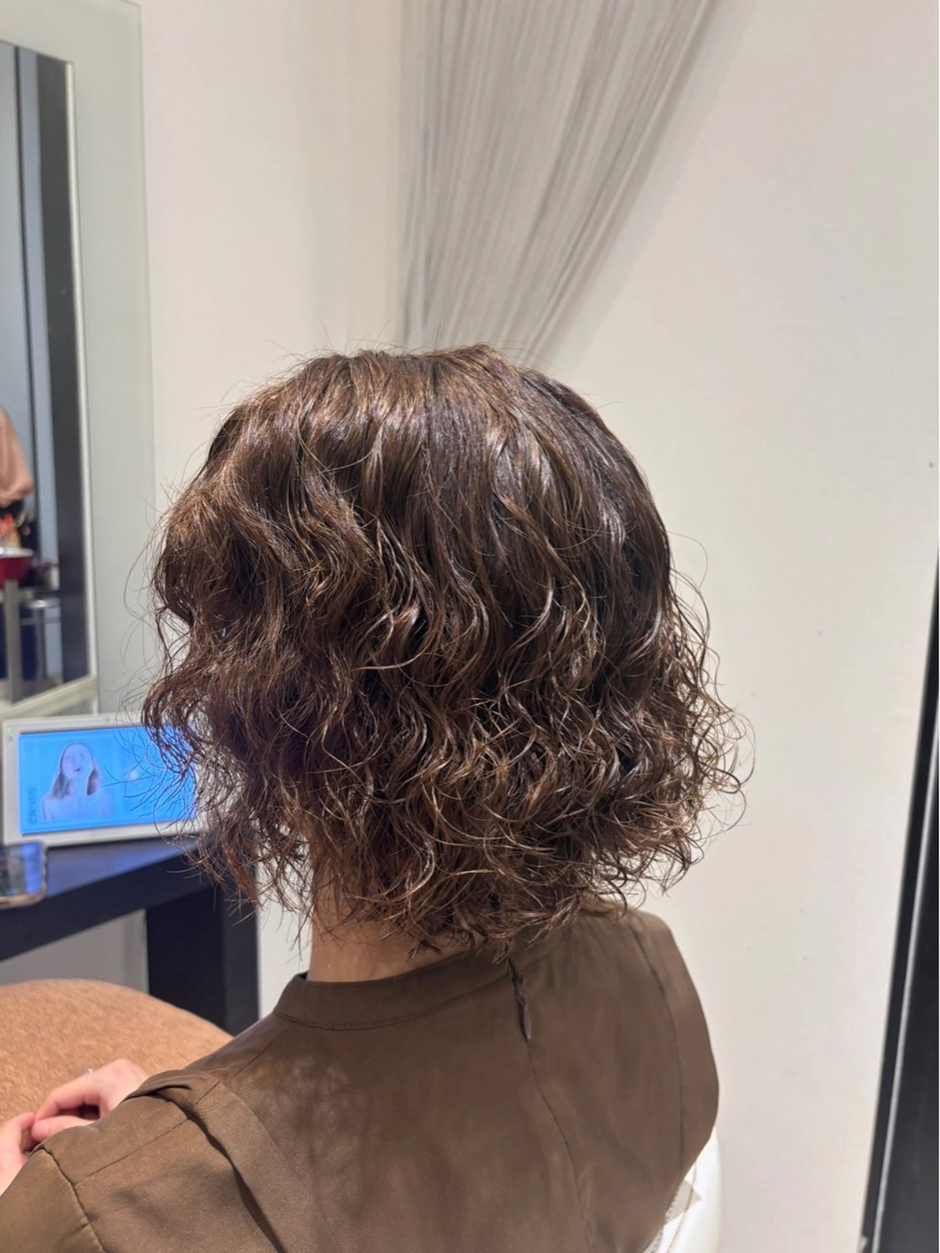 ミディアム パーマ 🫧ショート/ボブ ✄﻿mana🫧のヘアスタイル