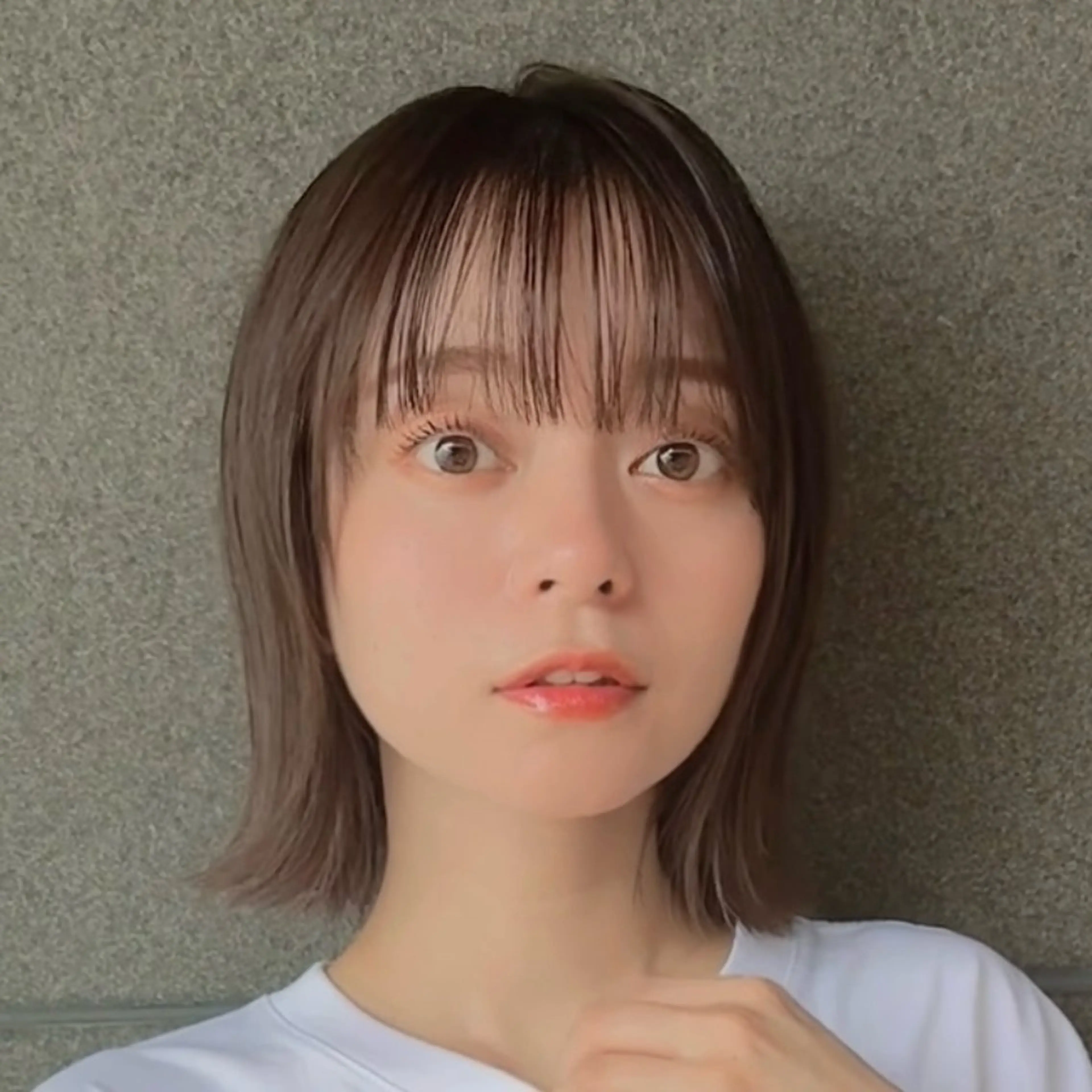 ミディアム カラー 艶カラー/レイヤー/ ボブ/みきと🏷️のヘアスタイル