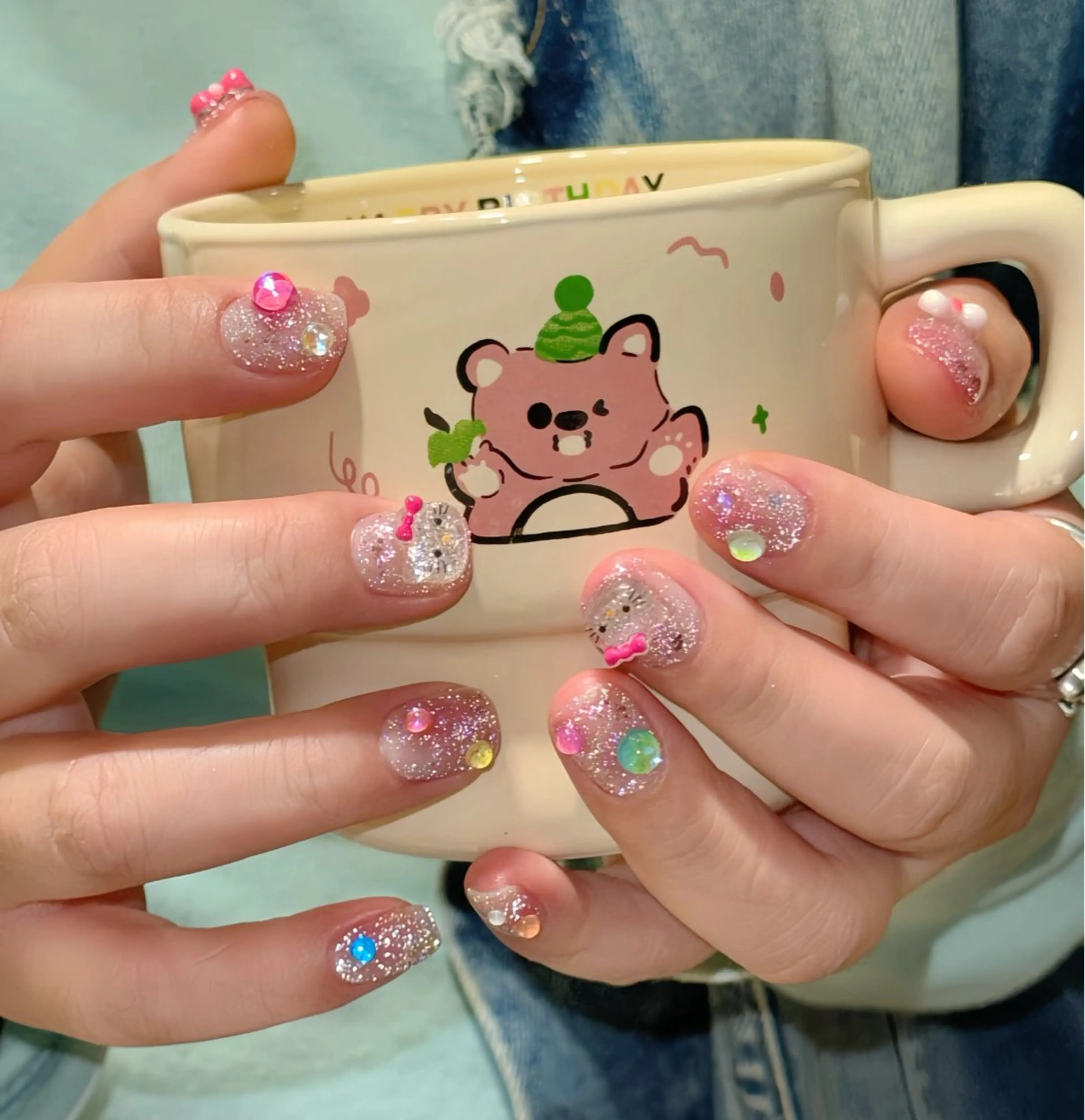 定額ネイル💅メニュー写真デザイン★初回ジェルオフ込  🥰の写真