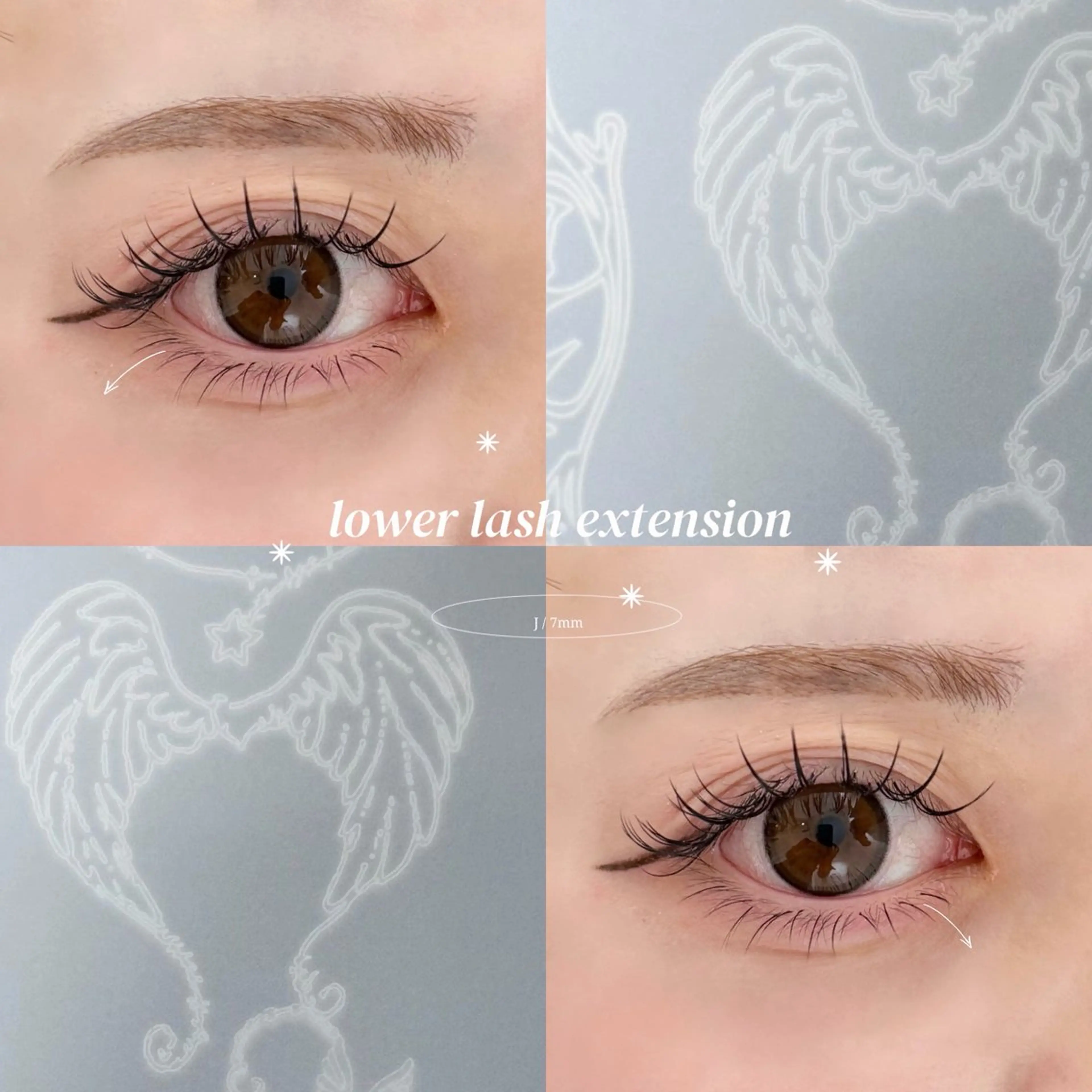 マツエク・マツパ マツエク B☆STAR 帆花のマツエク・マツパデザイン