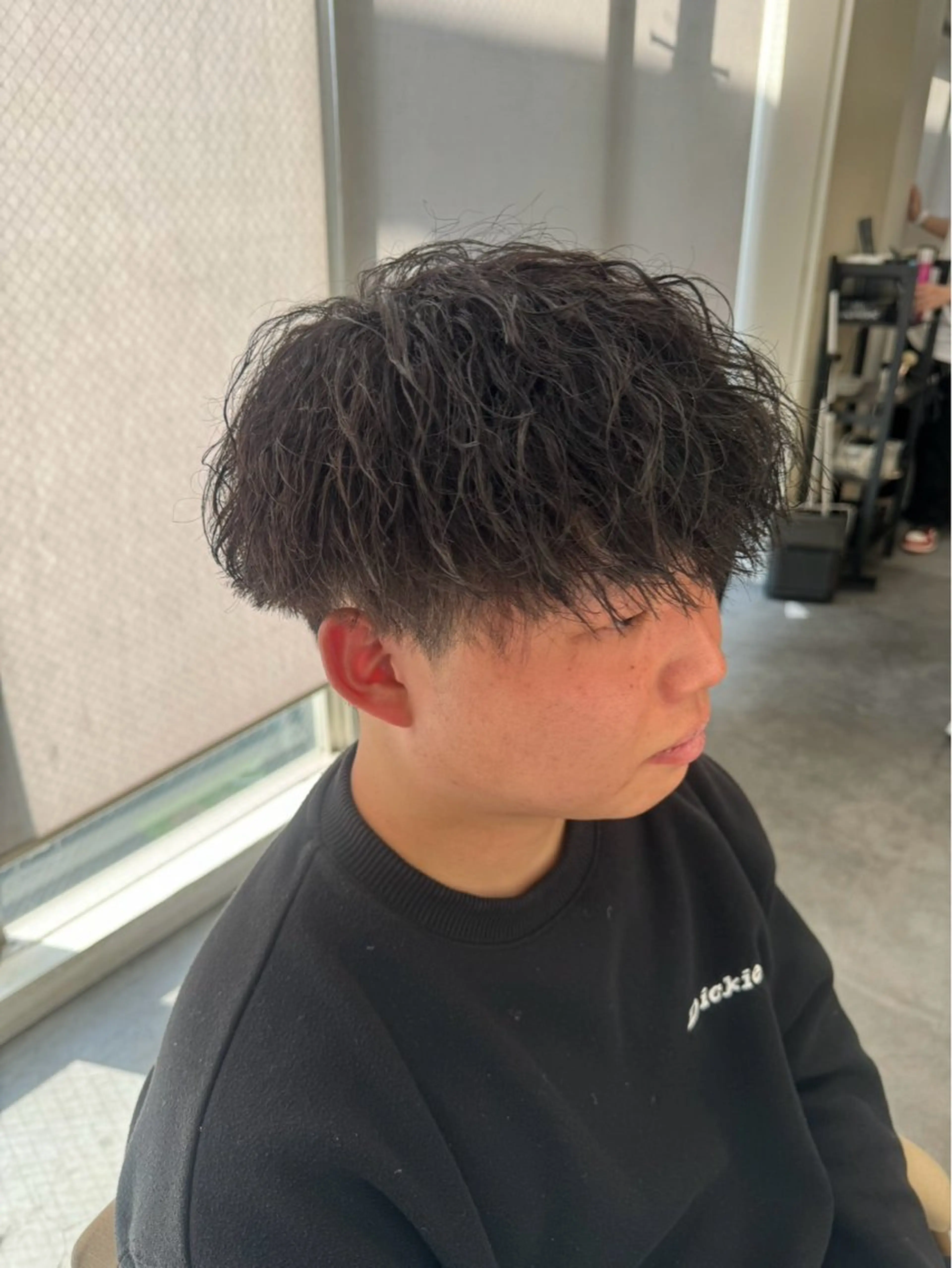 カラー メンズ パーマ 河合 澪のヘアスタイル