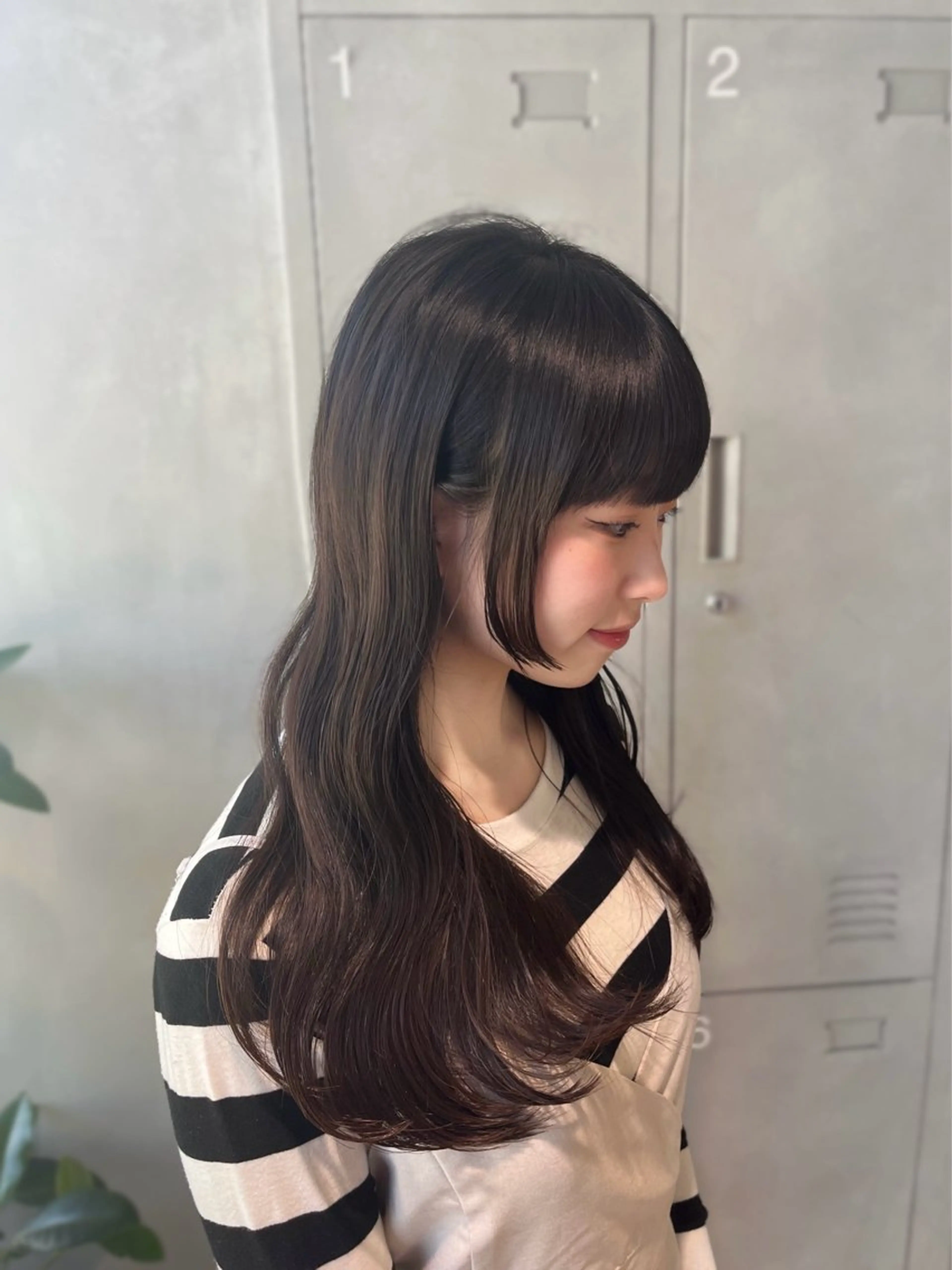 前髪cut + color + 5stepトリートメントの写真