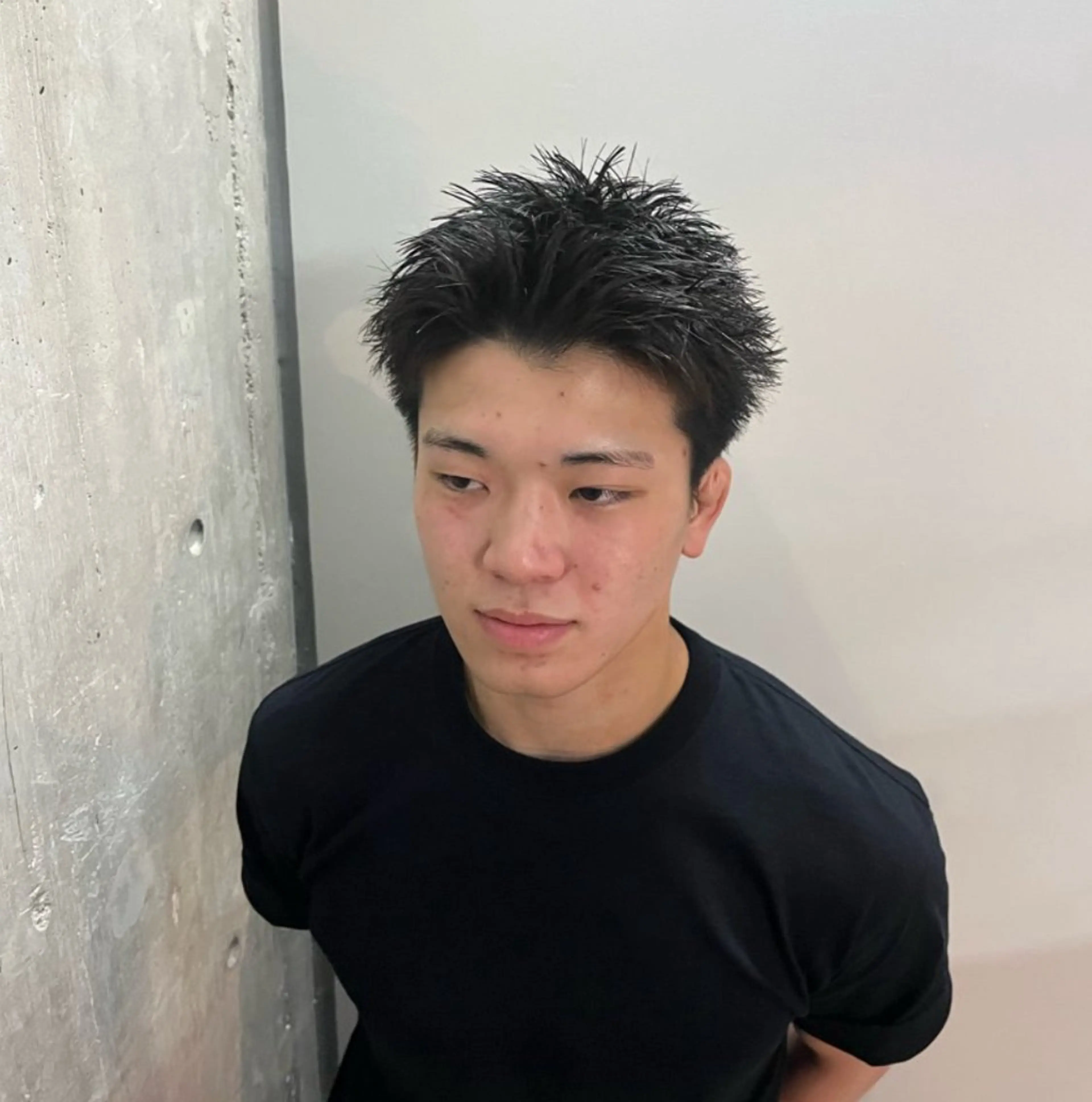 ショート カラー パーマ メンズ スパイキーショート ショートヘア カット 🔥スパイキー 特化🔥菊水皐暉🔥のヘアスタイル