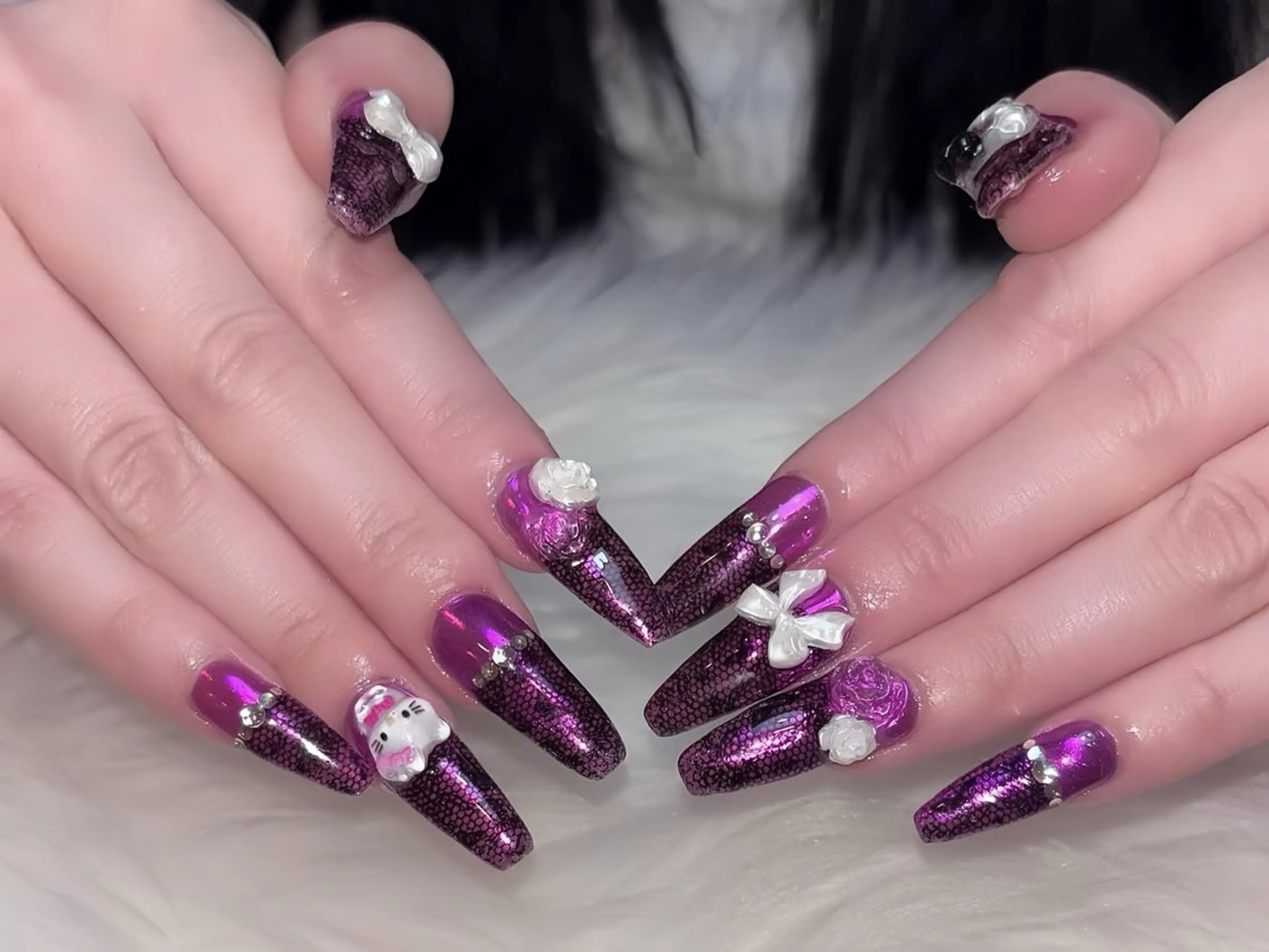 ネイル アートネイル フレンチネイル ジェルネイル 韓国ネイル ミラーネイル ハンドネイル Rin Nail所属・Rin Nailのネイルデザイン