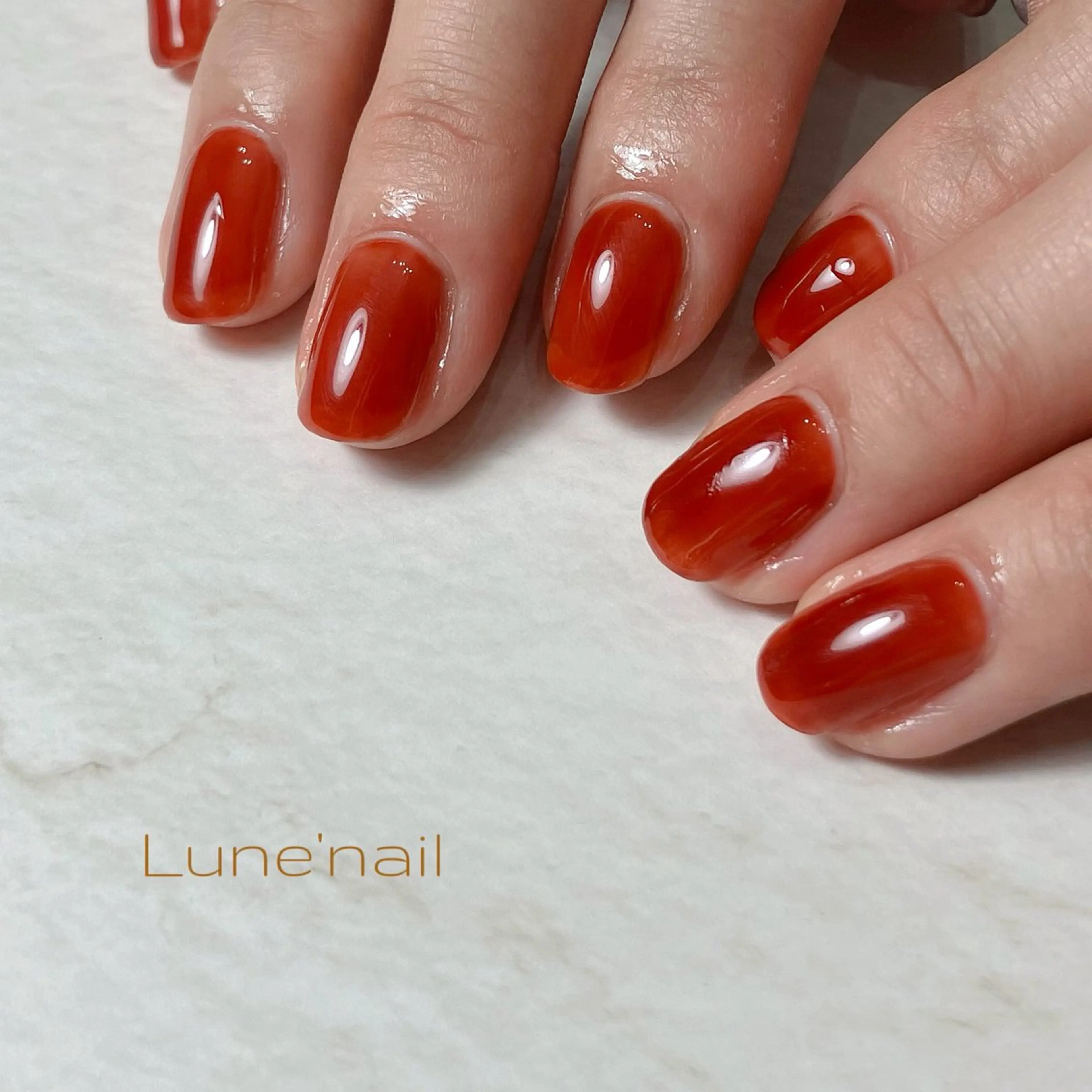 ネイル ジェルネイル ワンカラーネイル ハンドネイル Private nail salon Lune【リュヌ】所属・nail salon tomoのネイルデザイン