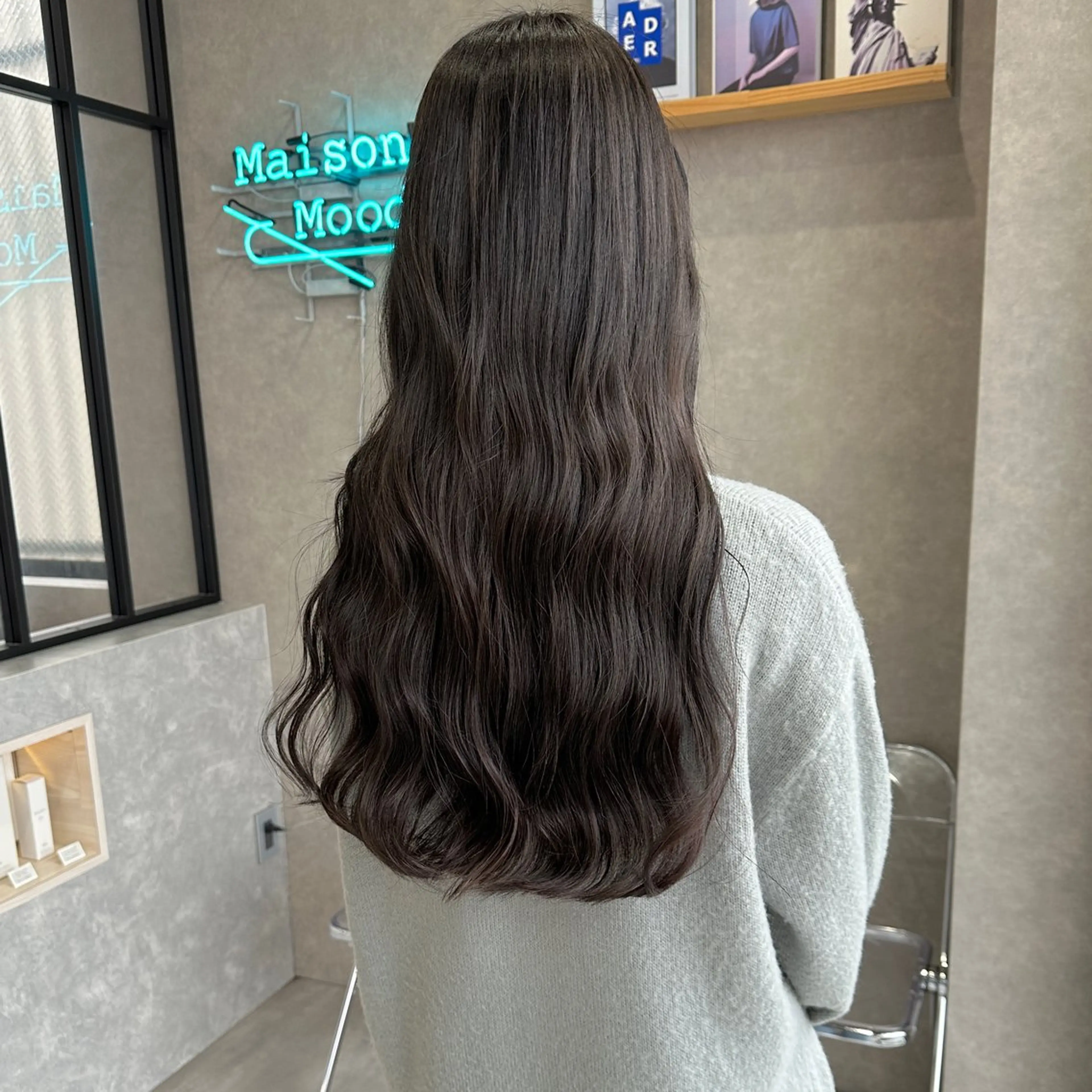 ロング カラー カット ヘアカラー はちすか るかのヘアスタイル