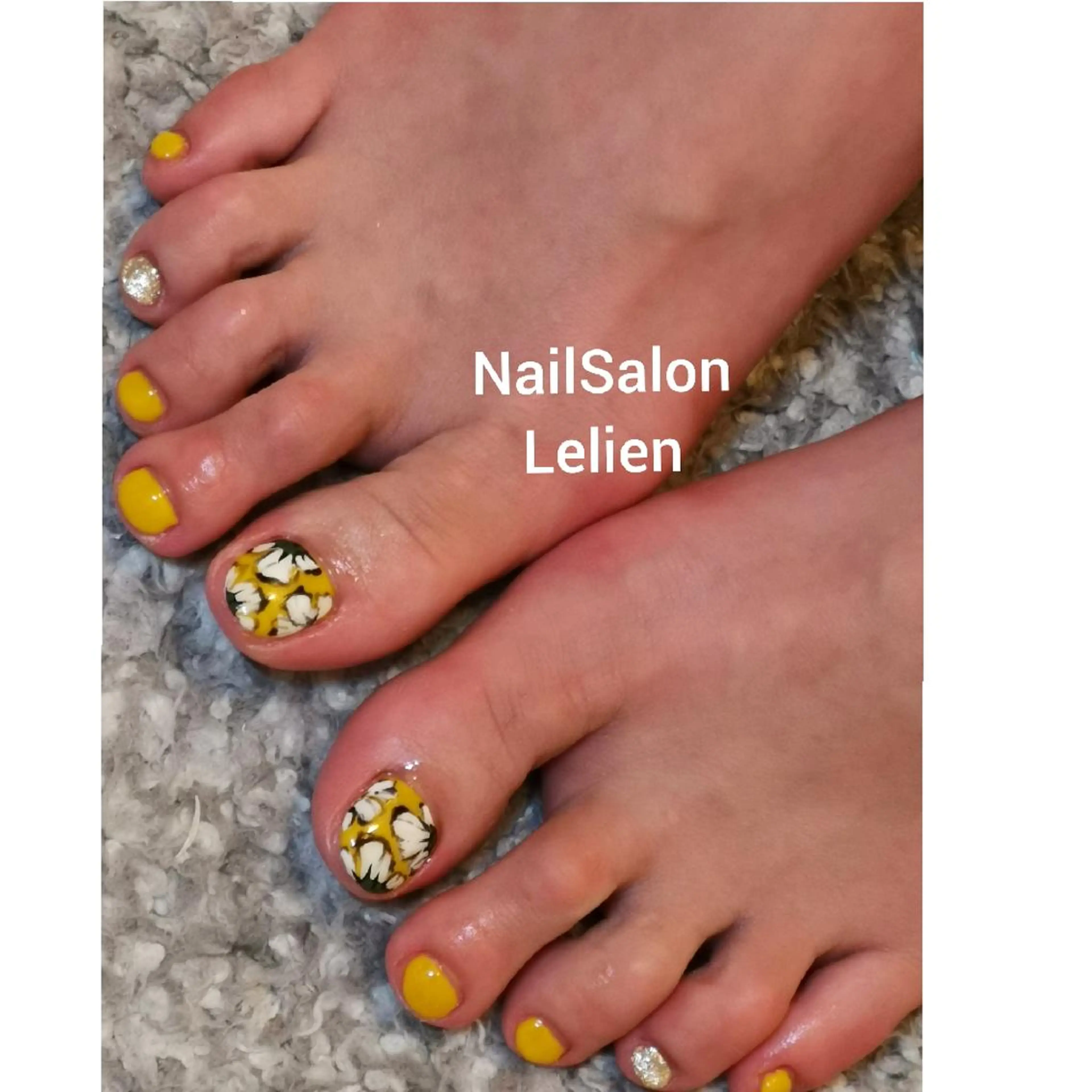 ネイル フラワーネイル フットネイル 人気エリア💖完全個室【ルリエ】所属・ネイルサロン Lelienルリエのネイルデザイン