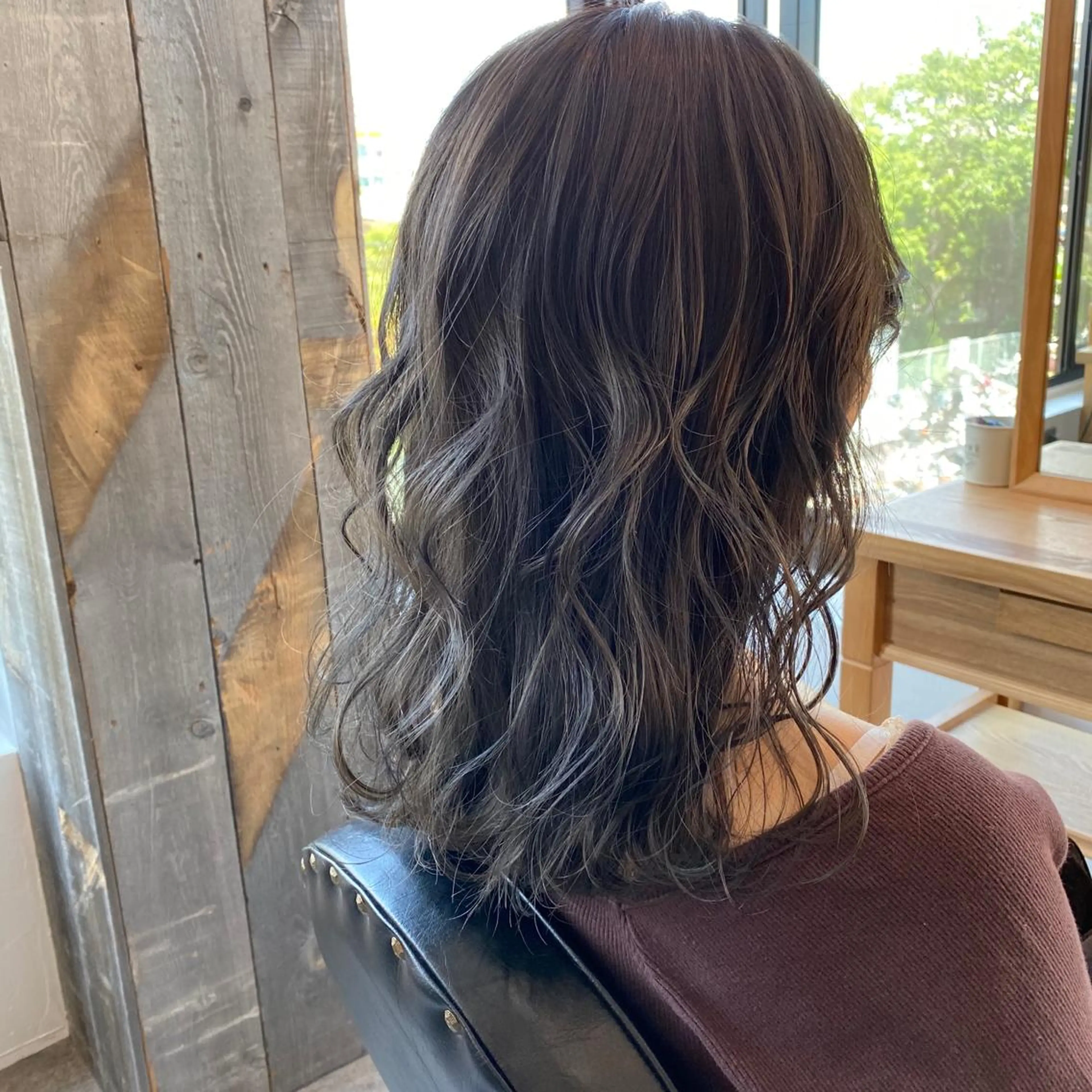 ミディアム カット ヘアカラー Lafith hair lit所属・今井 悠菜のヘアスタイル