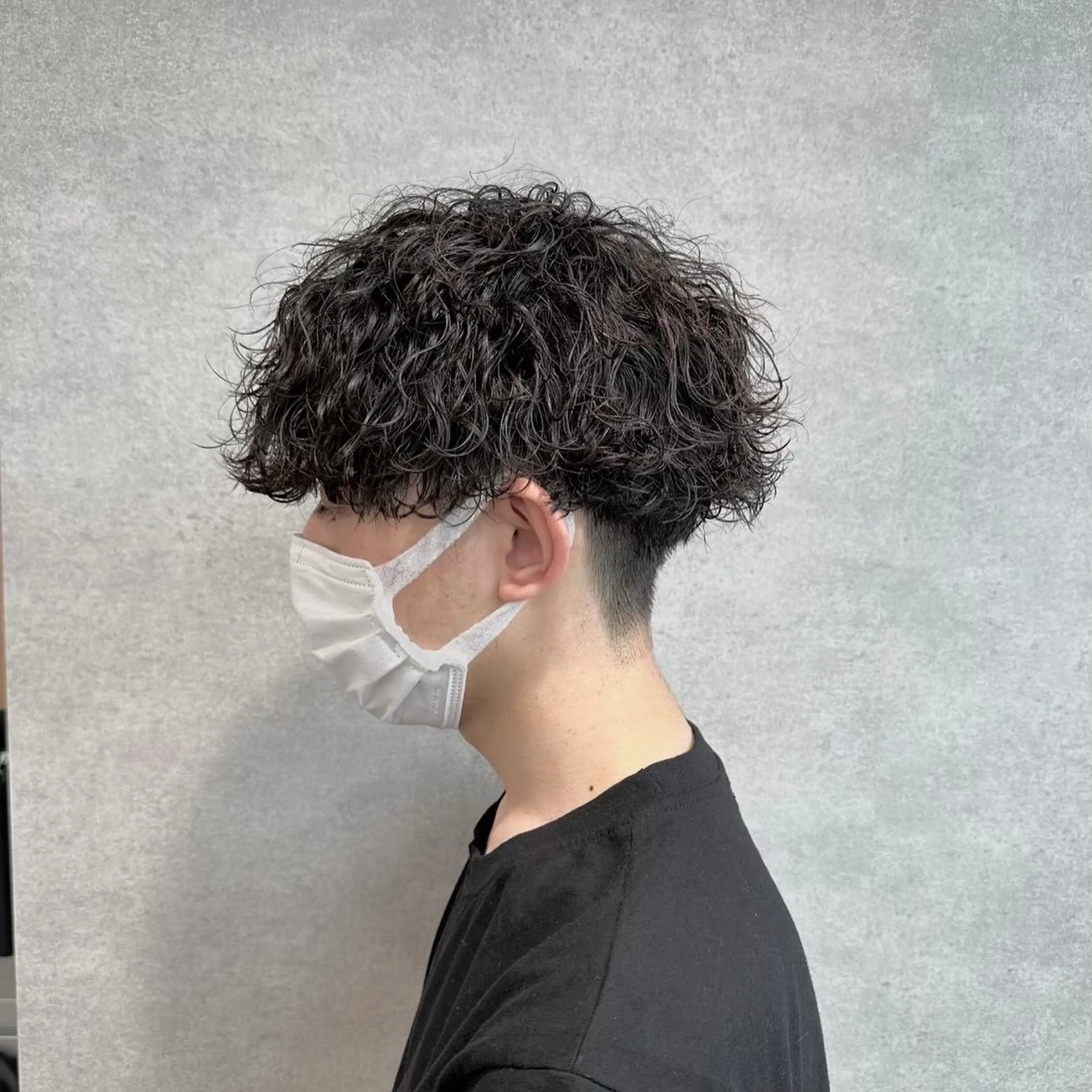 ショート パーマ メンズ カット パーマ トリートメント ヘッドスパ ヘアセット メンズパーマ特化/ Tsubasaのヘアスタイル