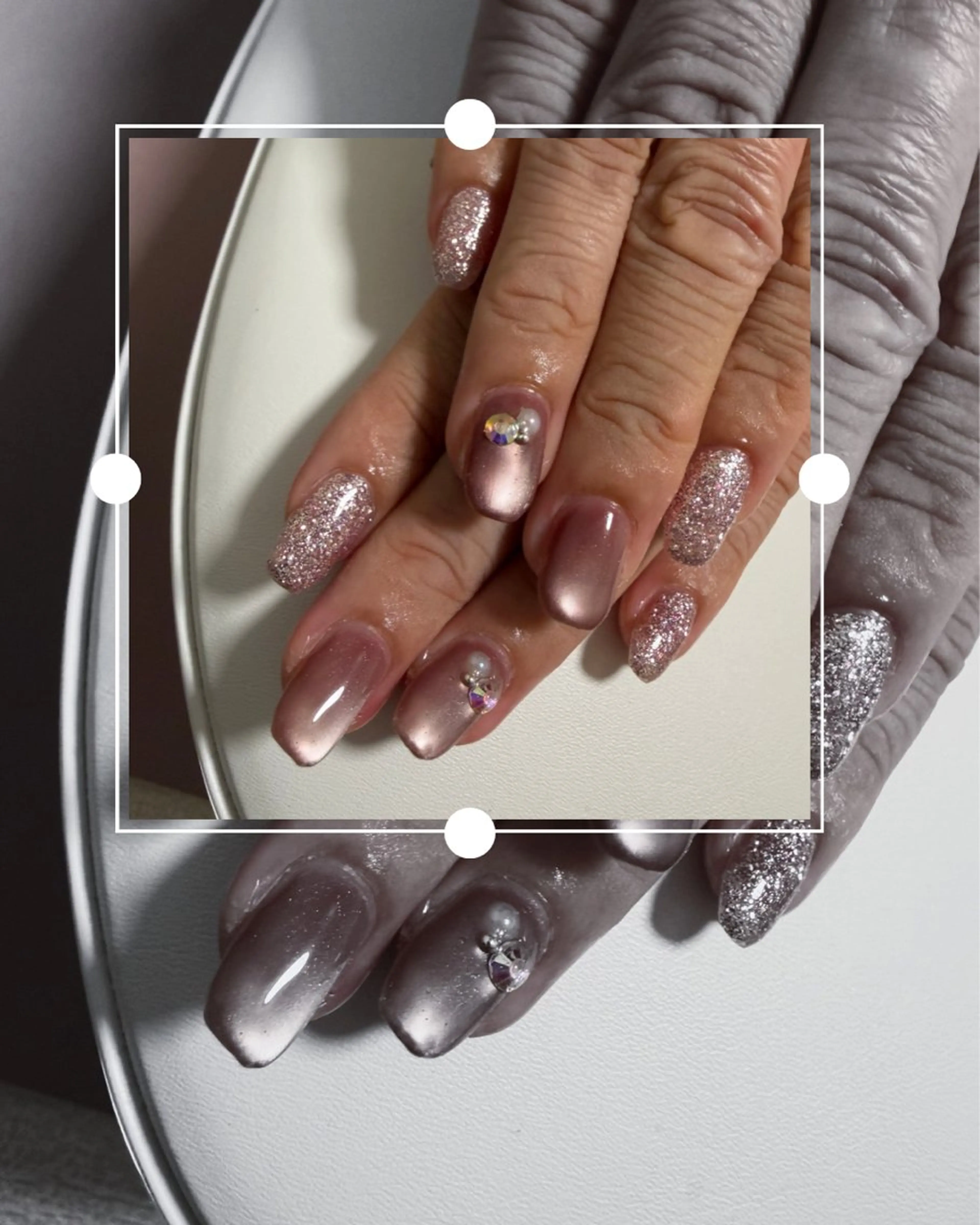 ネイル シンプルネイル ハンドネイル Pertica💅 Eriのネイルデザイン