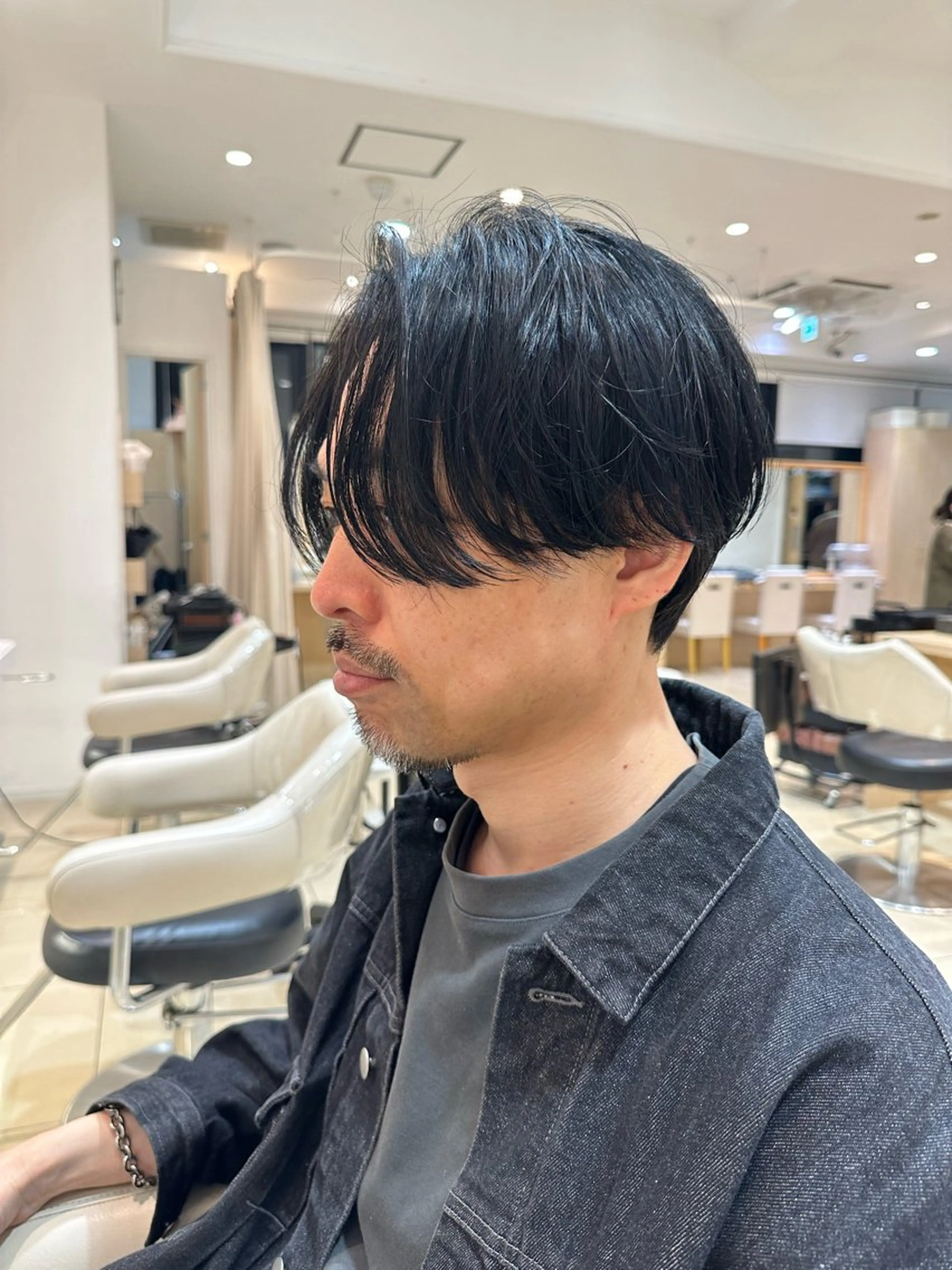 メンズ カット パーマ Ash中目黒 森田みなみのヘアスタイル