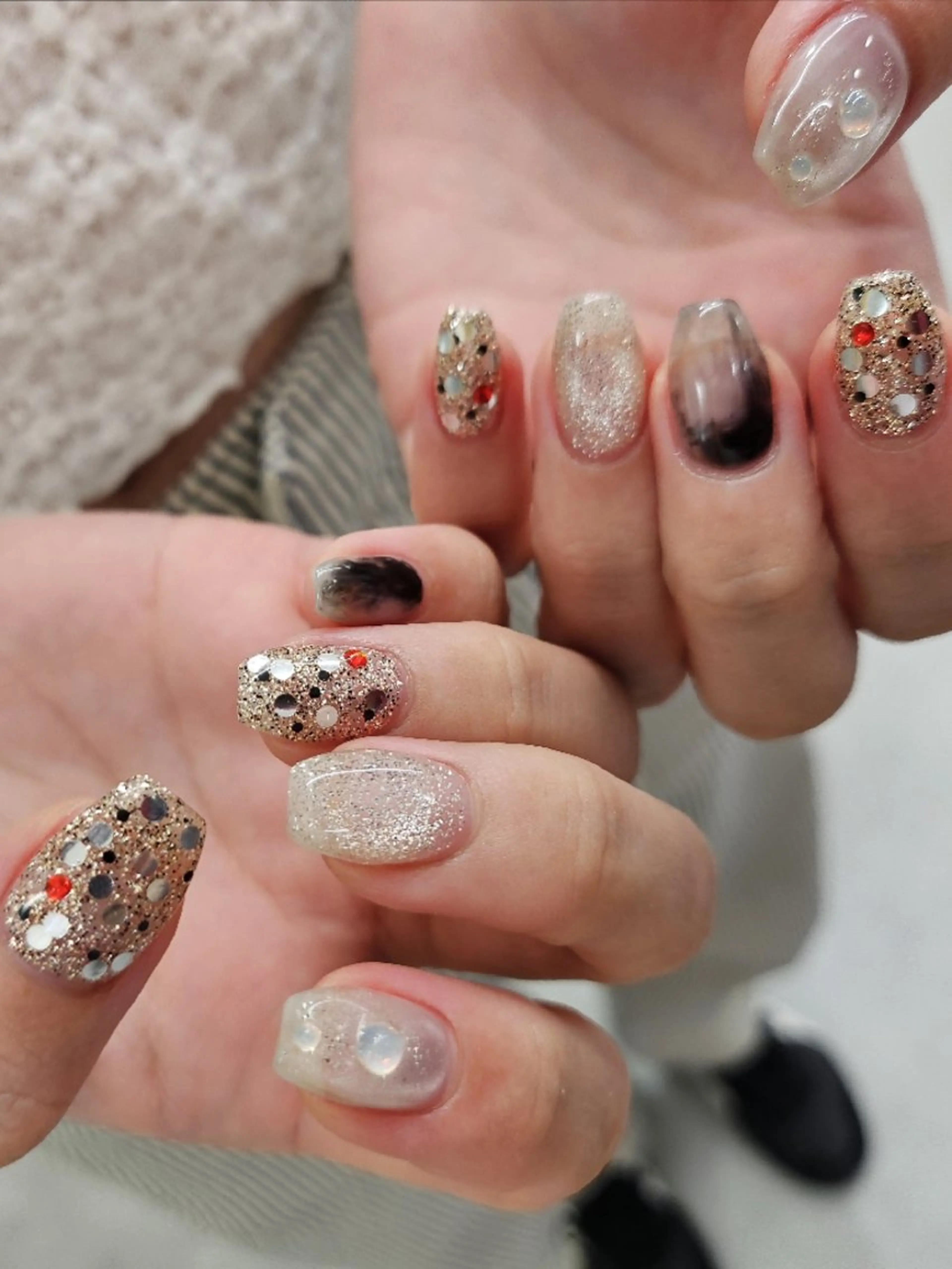 ネイル ジェルネイル 持ち込み ニュアンスネイル パラジェル ハンドネイル puku nail 🌼kazu🌼のネイルデザイン