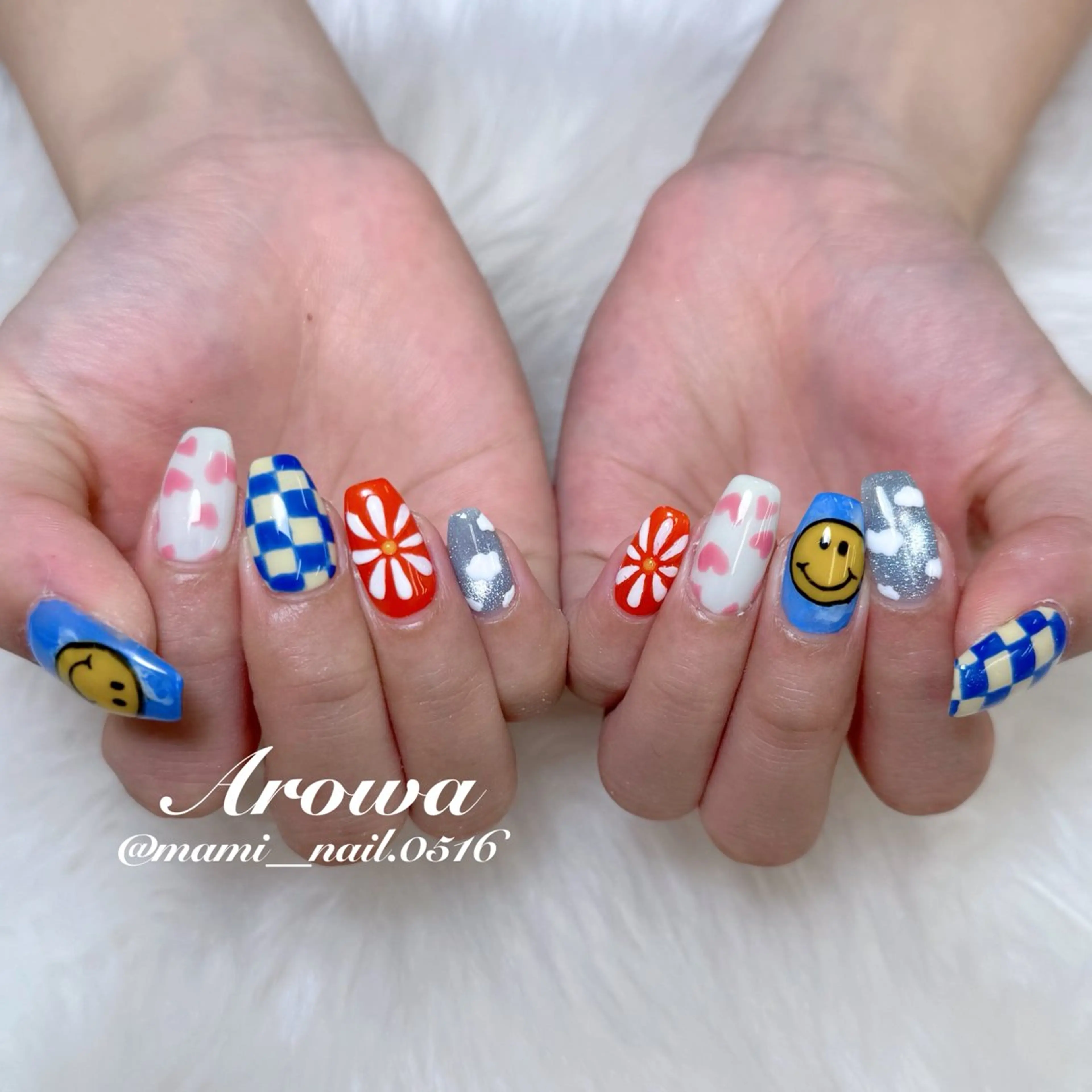 ネイル アートネイル ハンドネイル Arowa まみのネイルデザイン