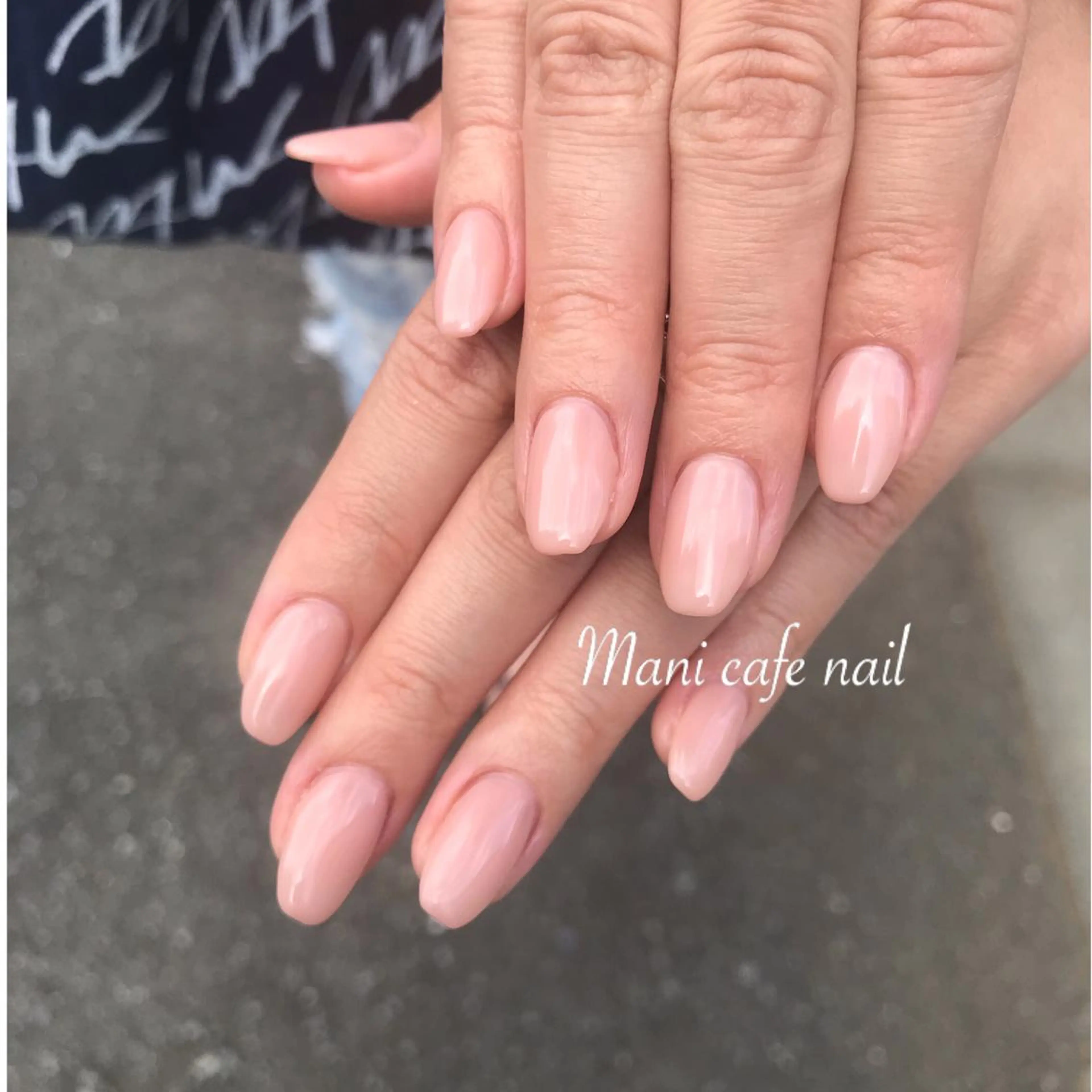 ネイル ワンカラーネイル ハンドネイル Mani cafe nailのネイルデザイン