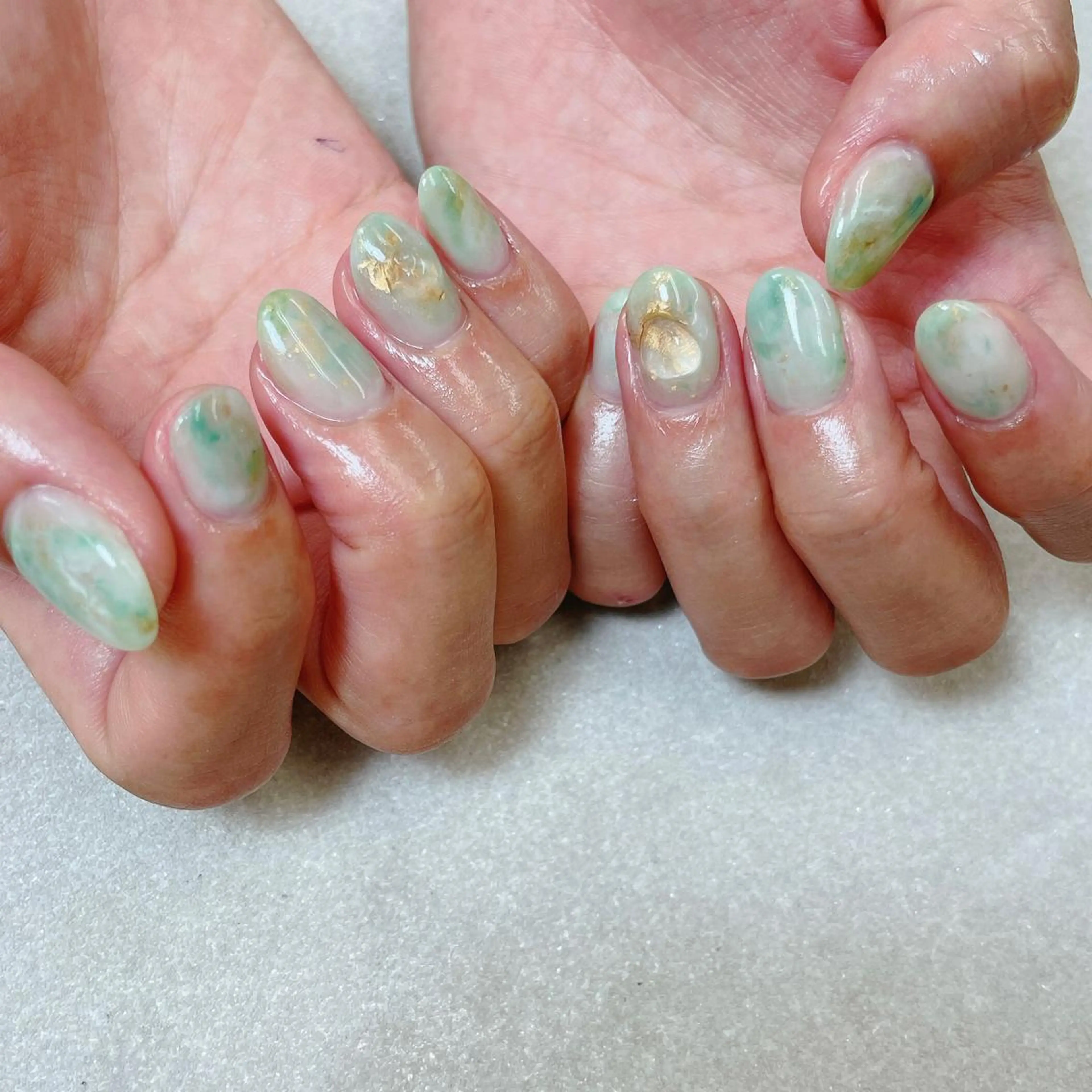 ネイル ハンドネイル A85G ayakoのネイルデザイン