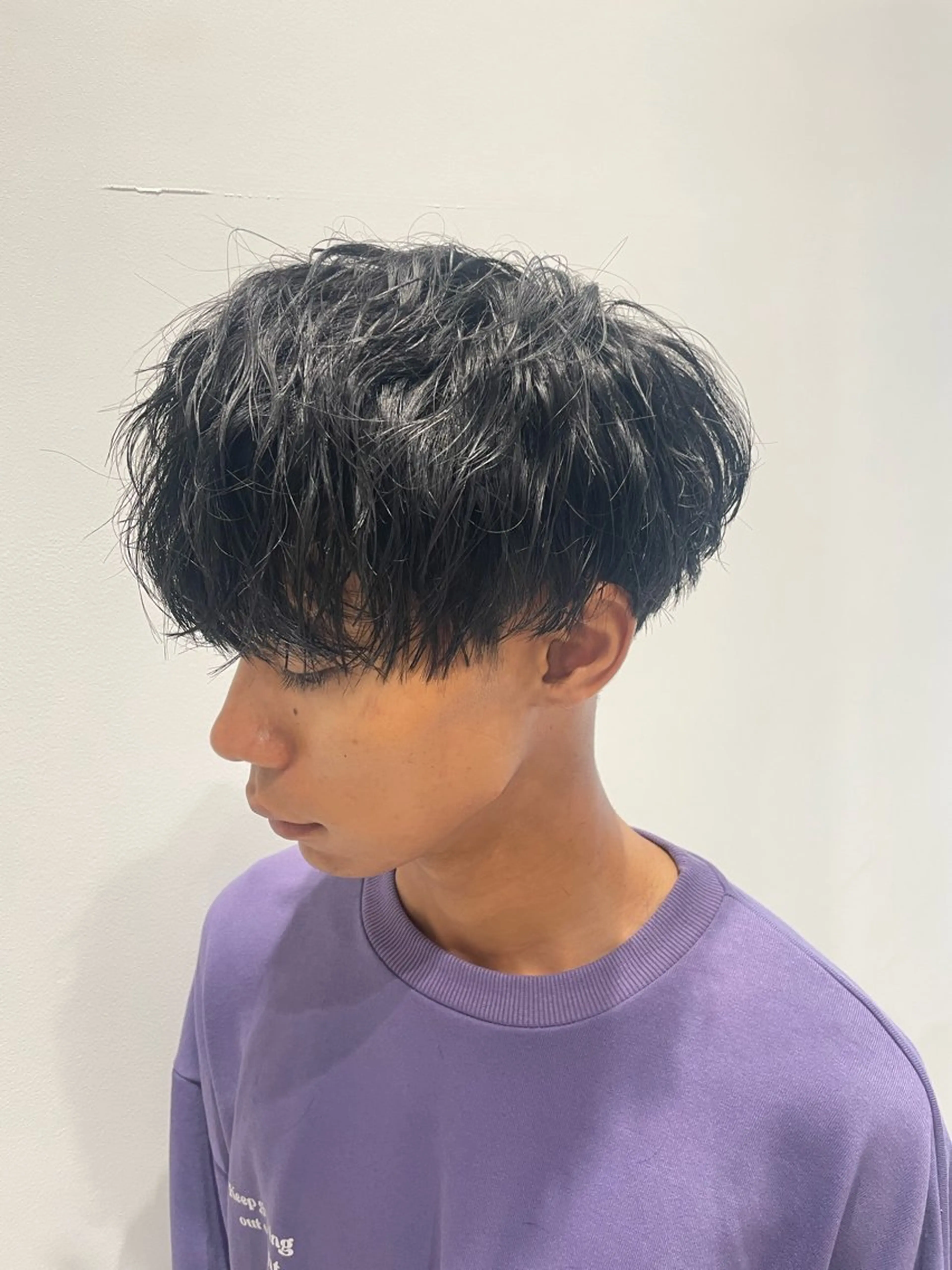 パーマ メンズ 無料ショートモデル 募集中❗️秋山ひらいのヘアスタイル