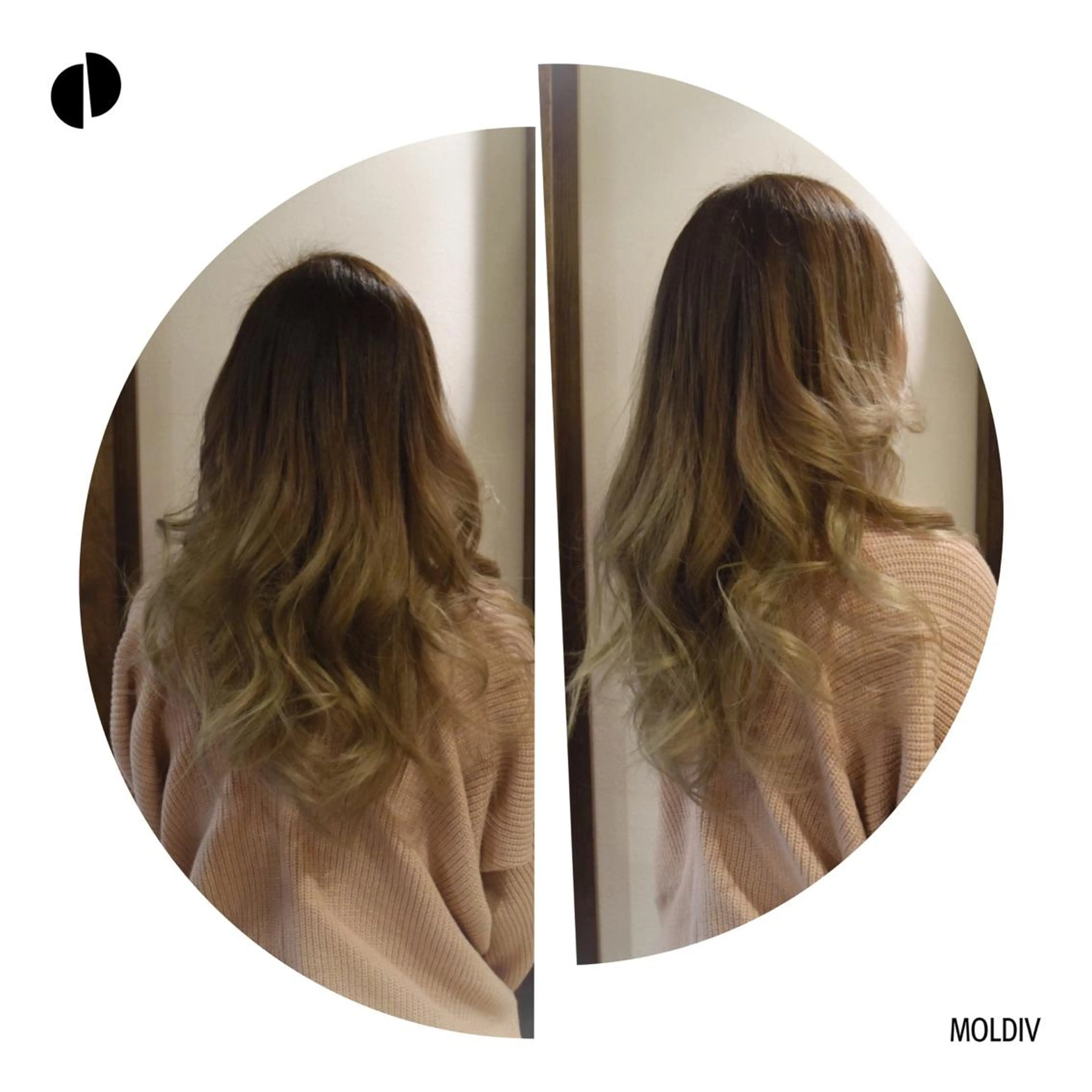 セミロング ロング カラー グラデーションカラー グレージュ ✨縮毛矯正✨髪質改善 ナカシマ ユミのヘアスタイル