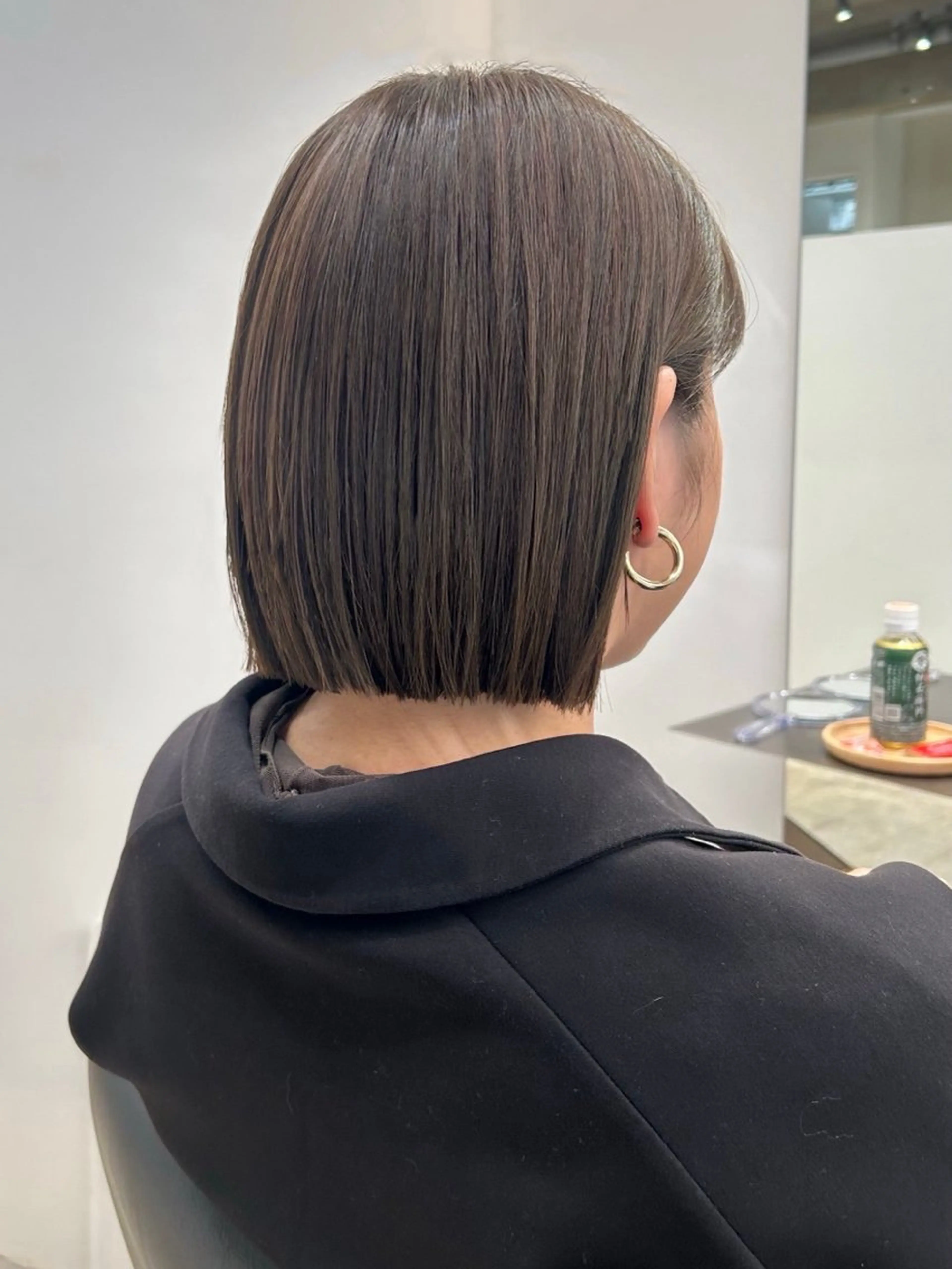 ショート ショートボブ ボブ ショートヘア sara/レイヤ ーカット【蔵前】のヘアスタイル