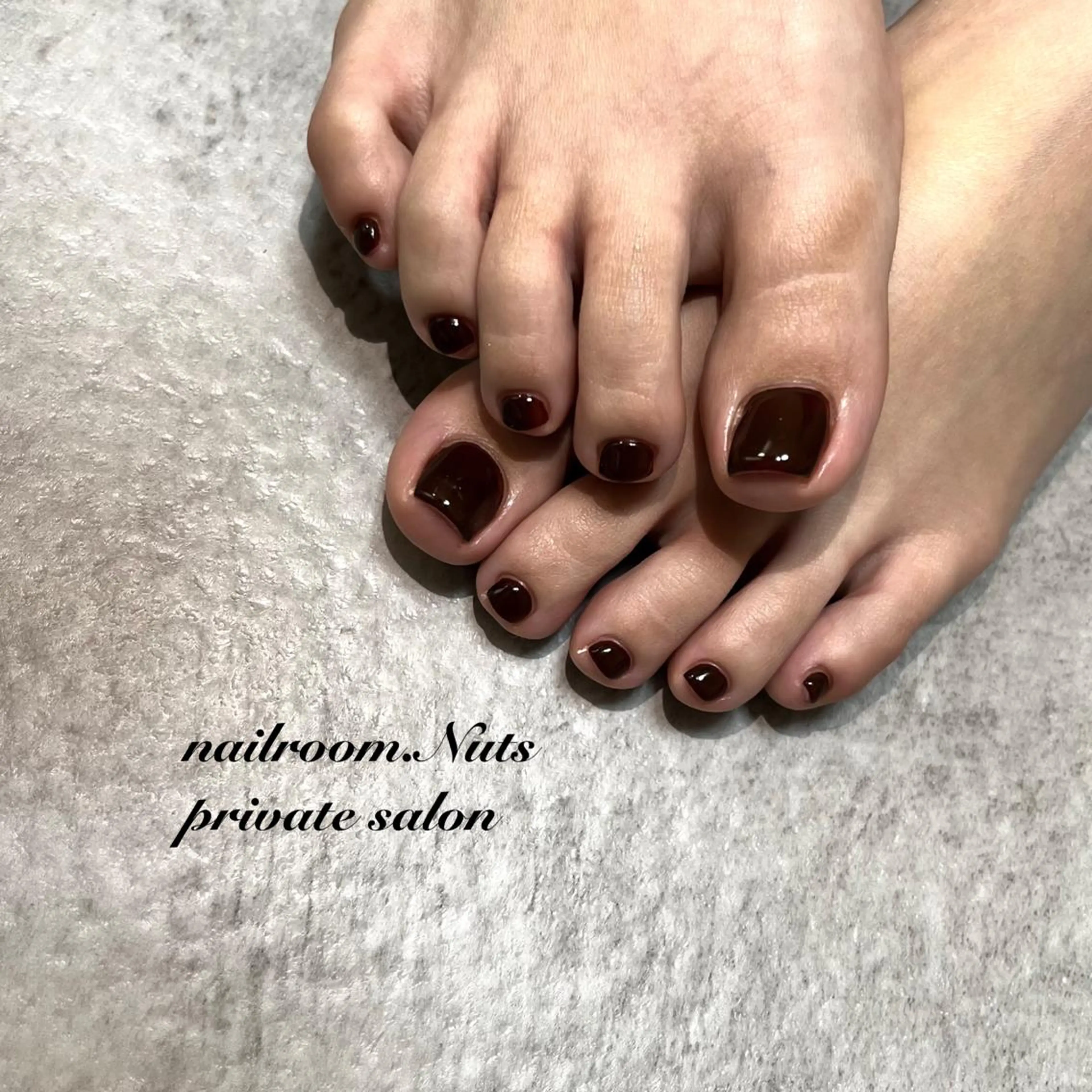 初回他店オフ無料✨Foot【シンプルコース】◎ワンカラーの写真