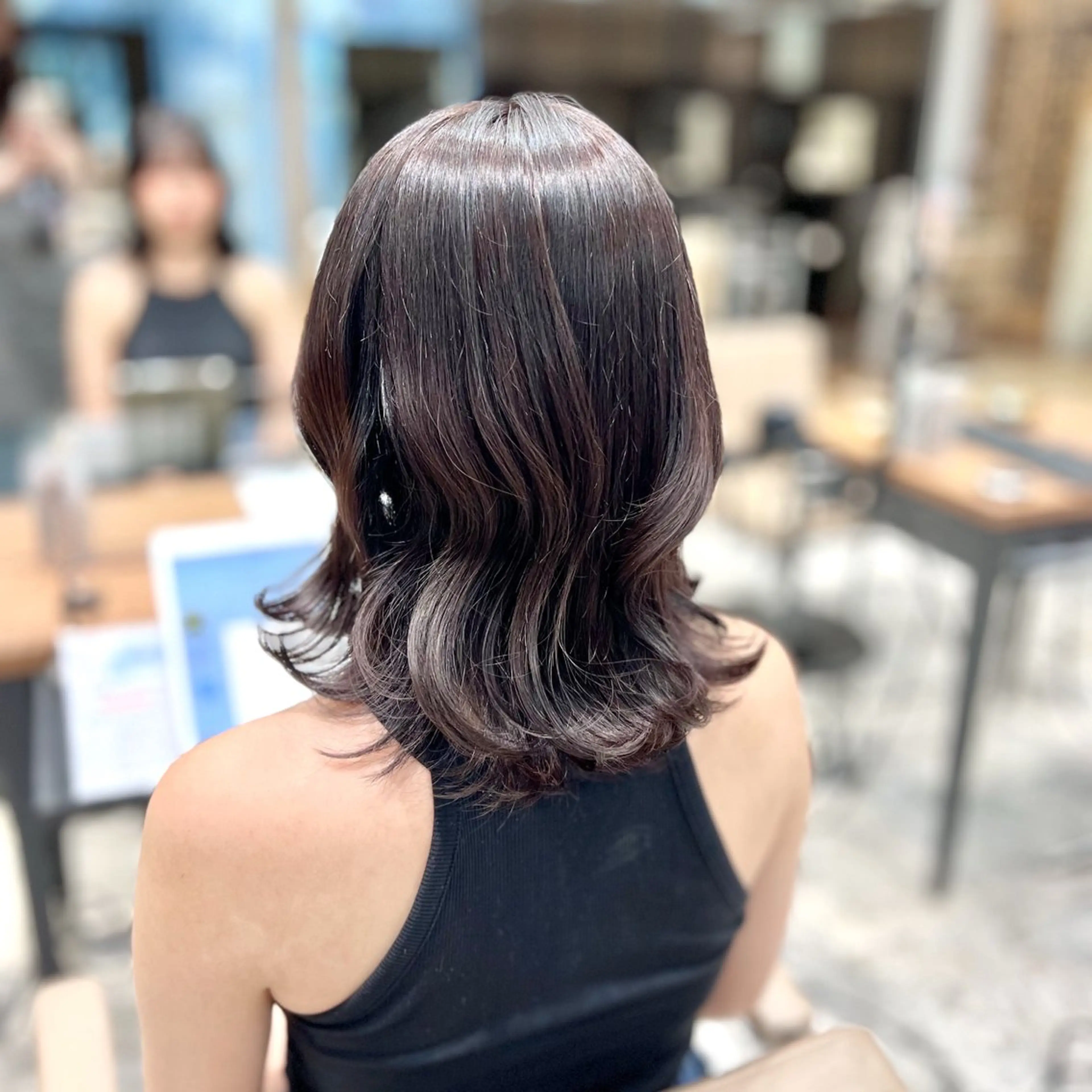 セミロング カラー ヘアカラー トリートメント AFLOAT RUVUA Smart Salon所属・韓国ヘア🎀/艶髪✨ /めぐみ/新宿のヘアスタイル