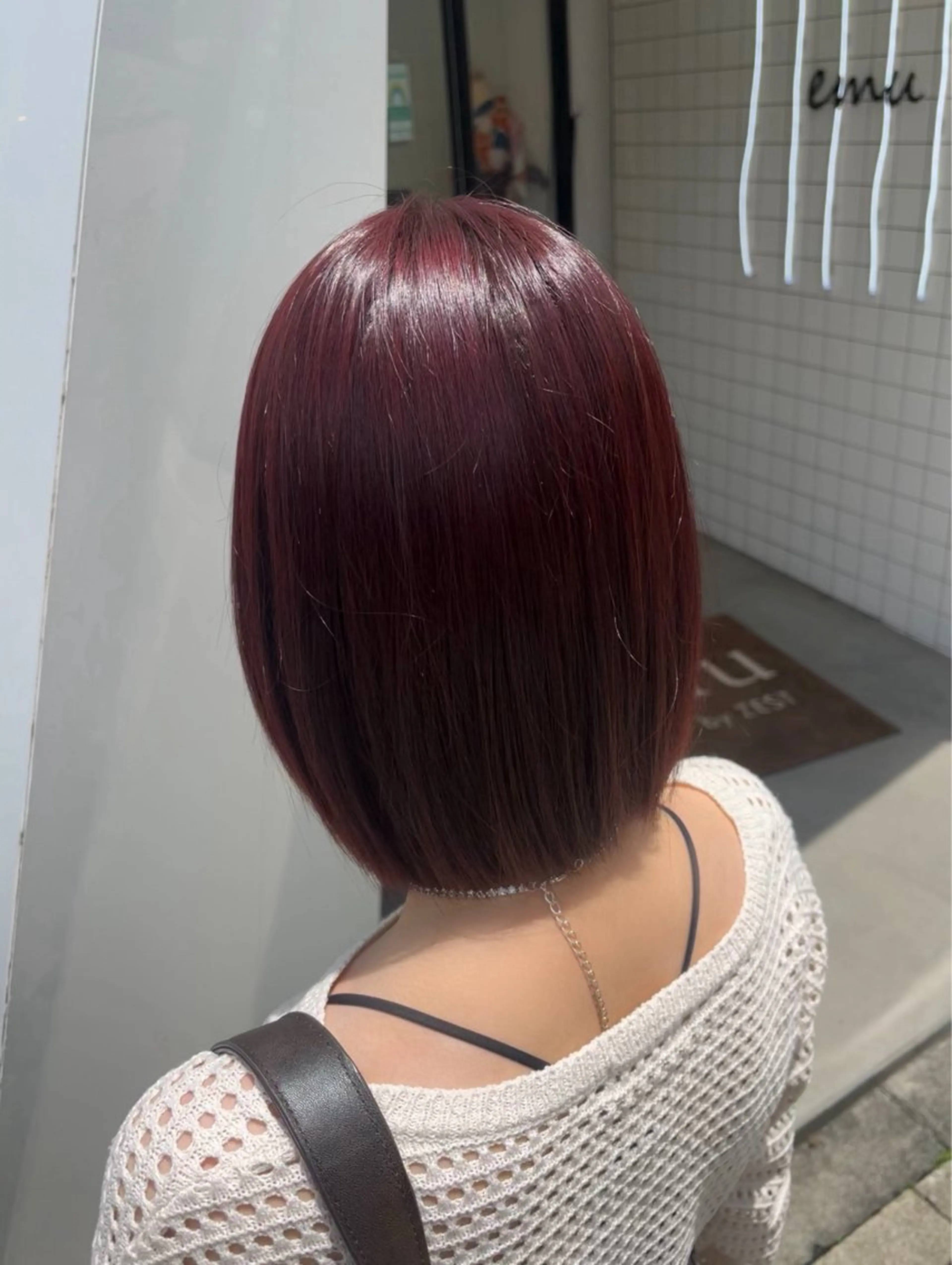 ミディアム カラー トレンドスタイル SAE🖤✨のヘアスタイル