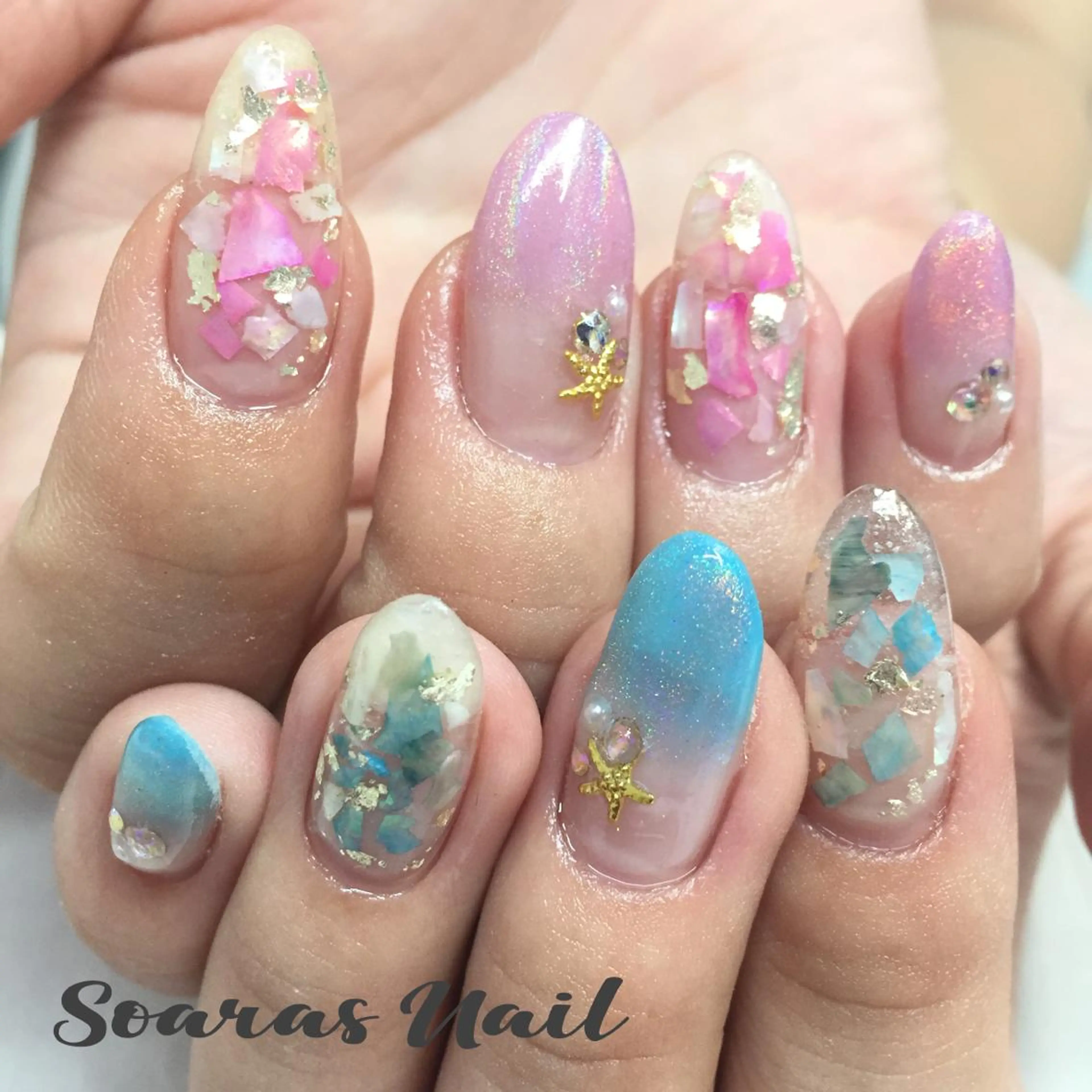 ネイル ジェルネイル soaras nailのネイルデザイン