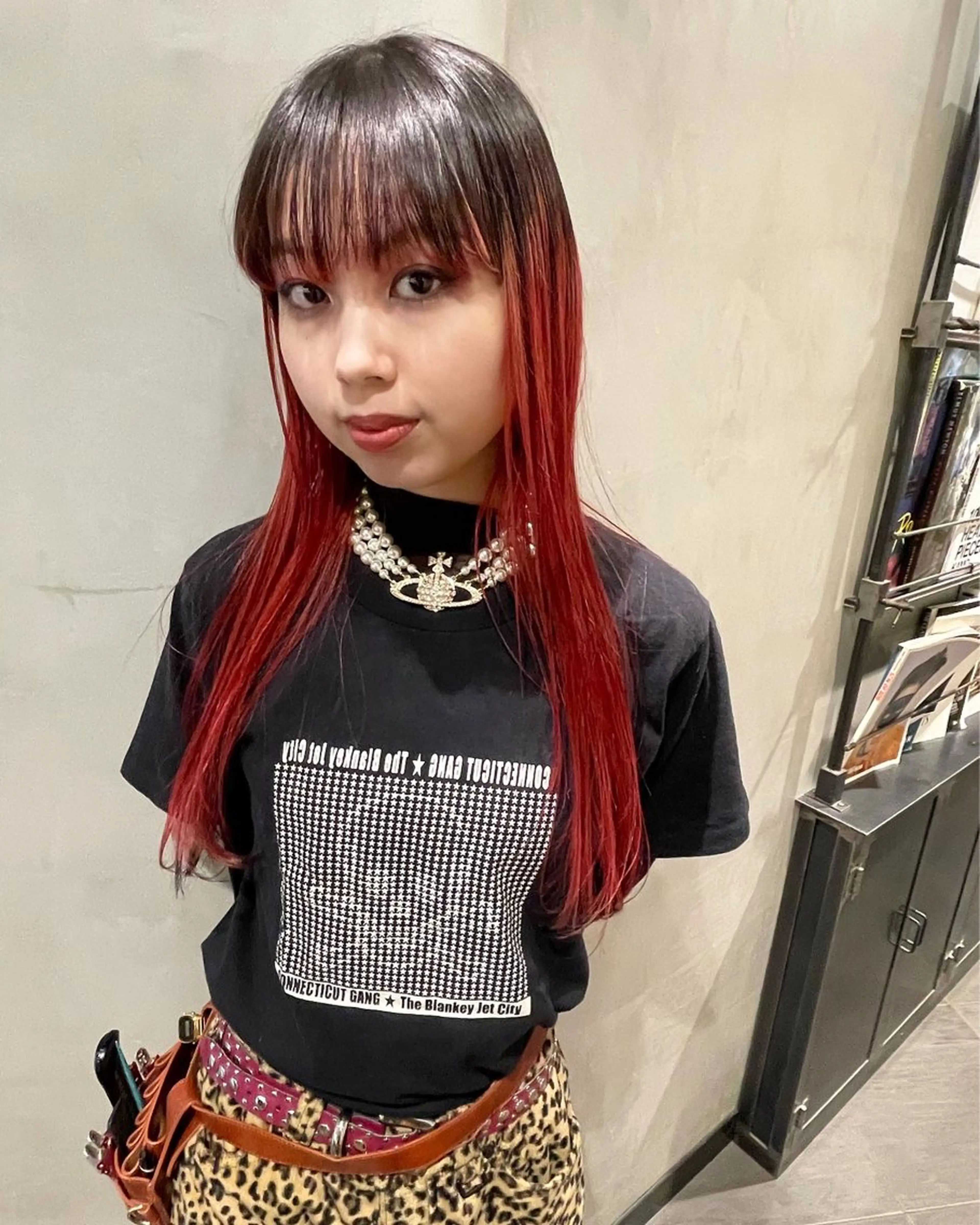 ロング カラー 優 作のヘアスタイル