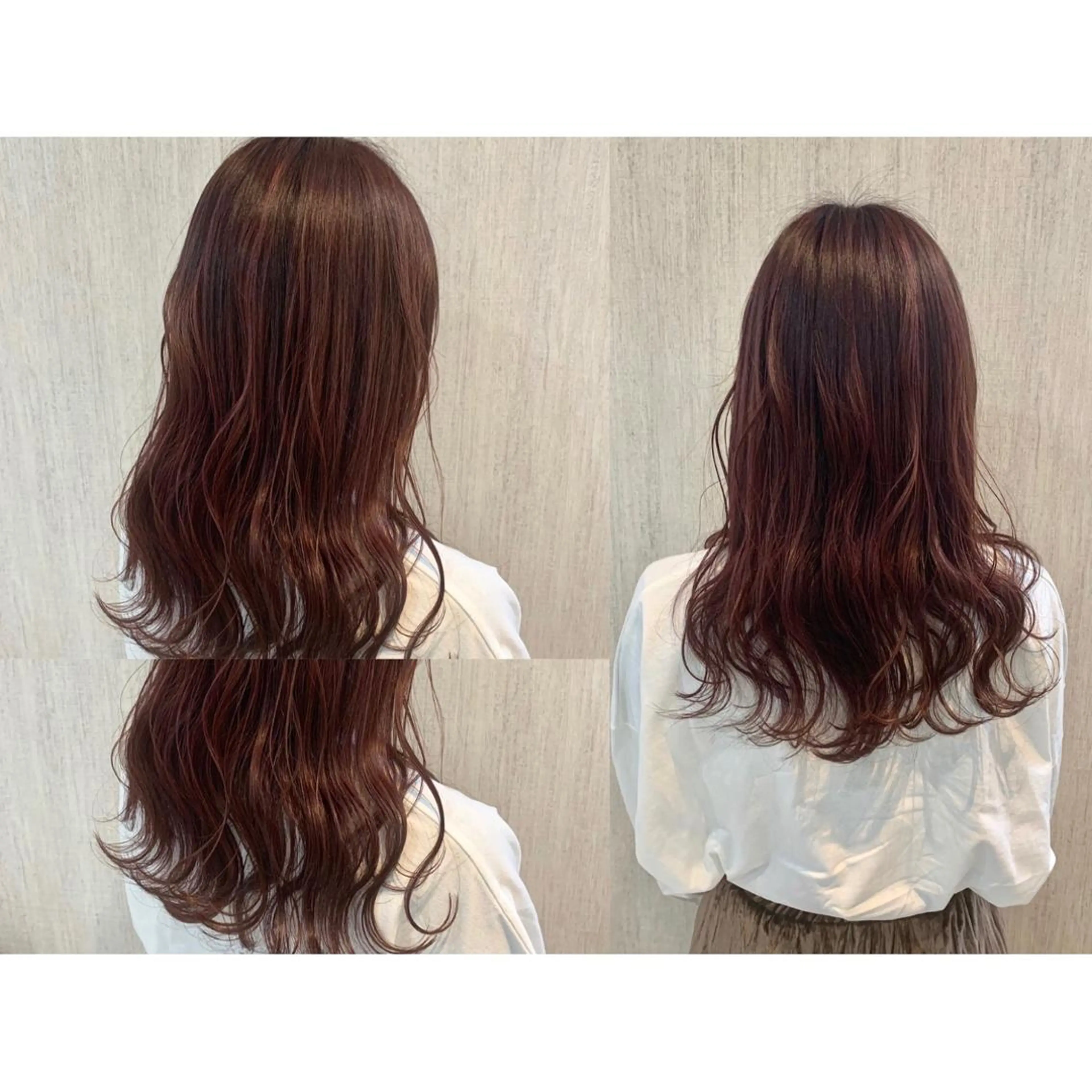 ロング カラー ヘアアレンジ カット ヘアカラー 🫧透け感⋆艶髪💎 山口アヤカのヘアスタイル