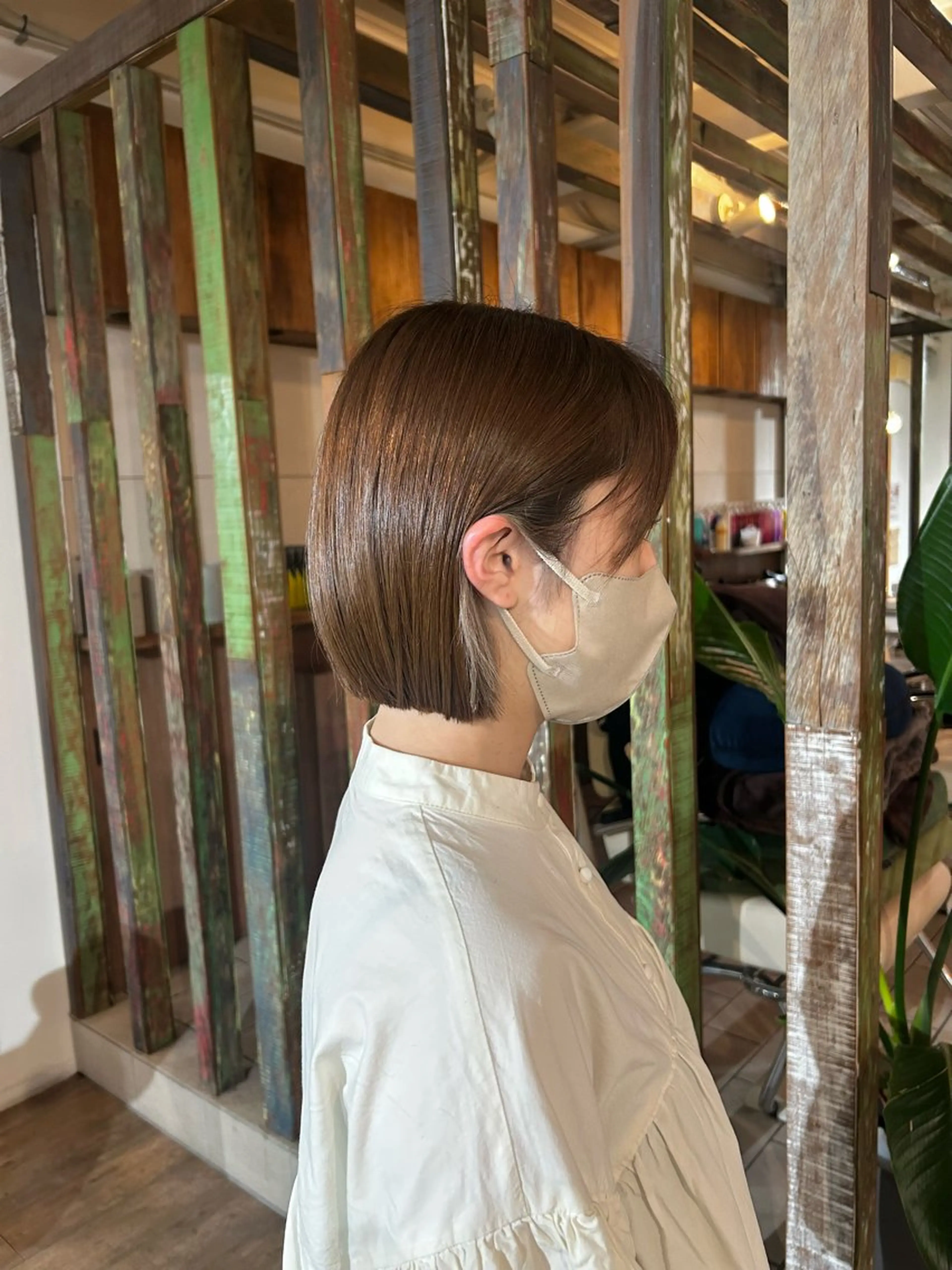 ミディアム ボブ faith hair apros.所属・白上 愛佳のヘアスタイル