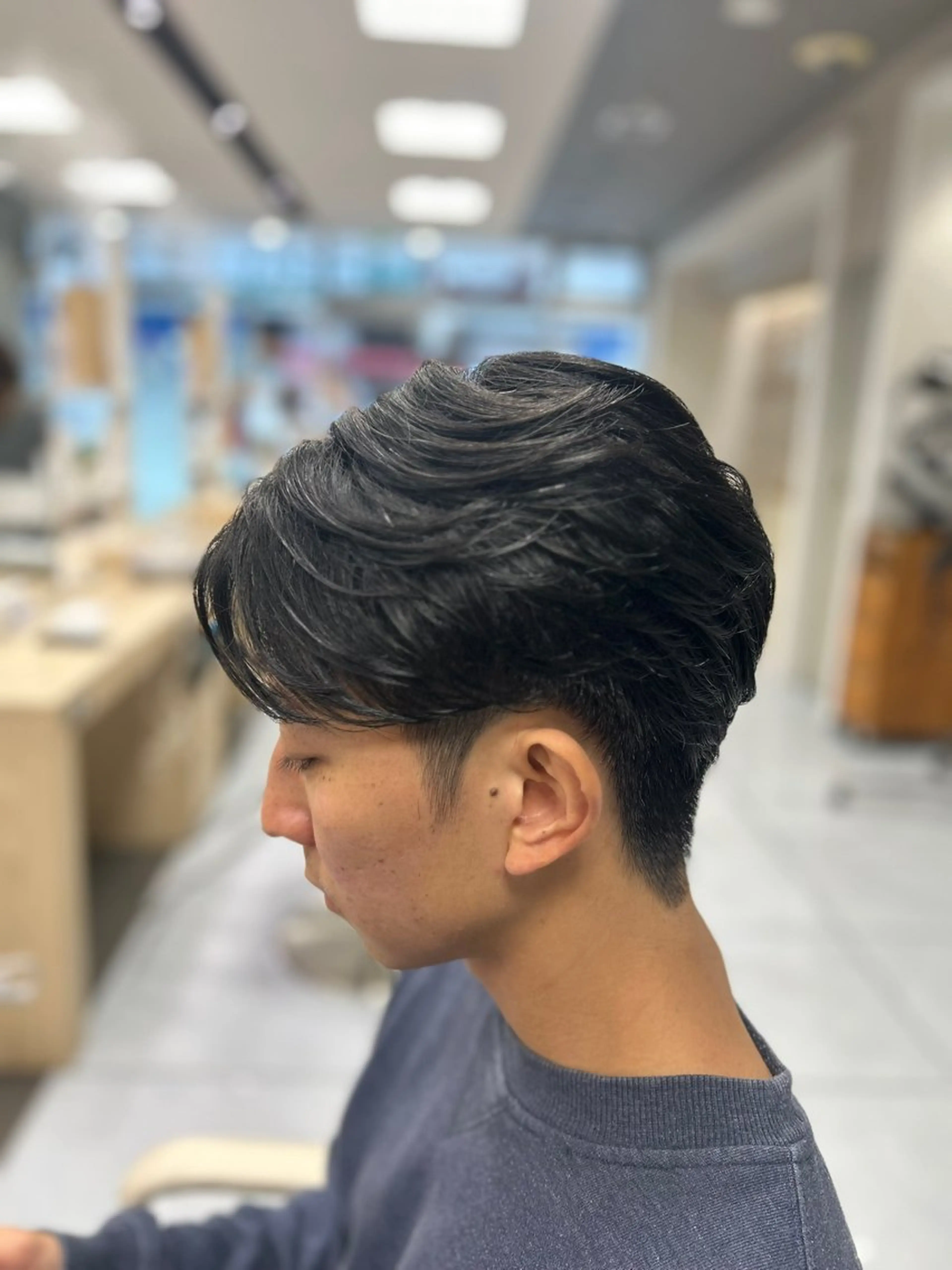 ショート パーマ メンズ カット パーマ メンズ特化韓国風 パーマスタイル/りんのヘアスタイル