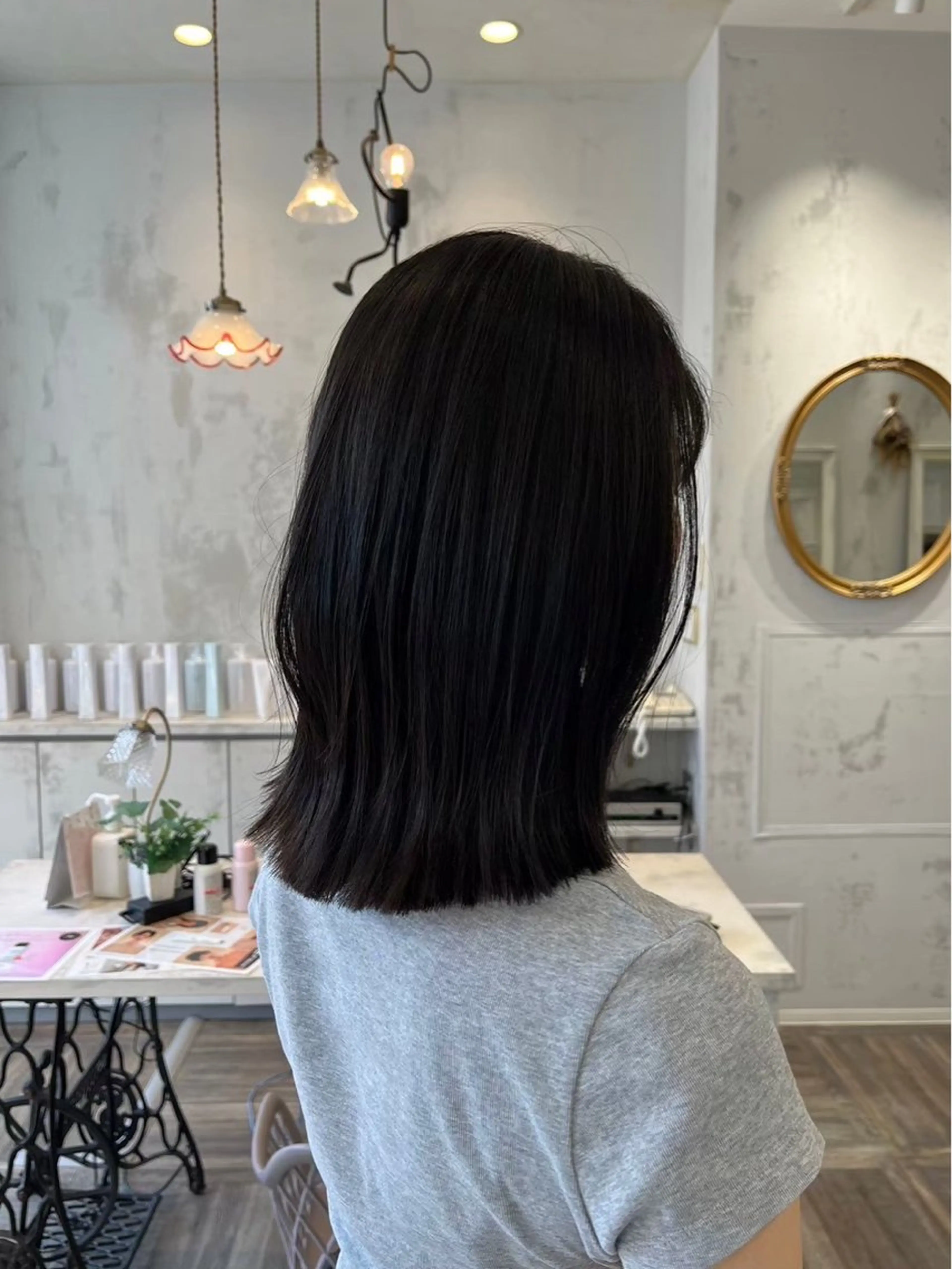 レイヤーカットの写真