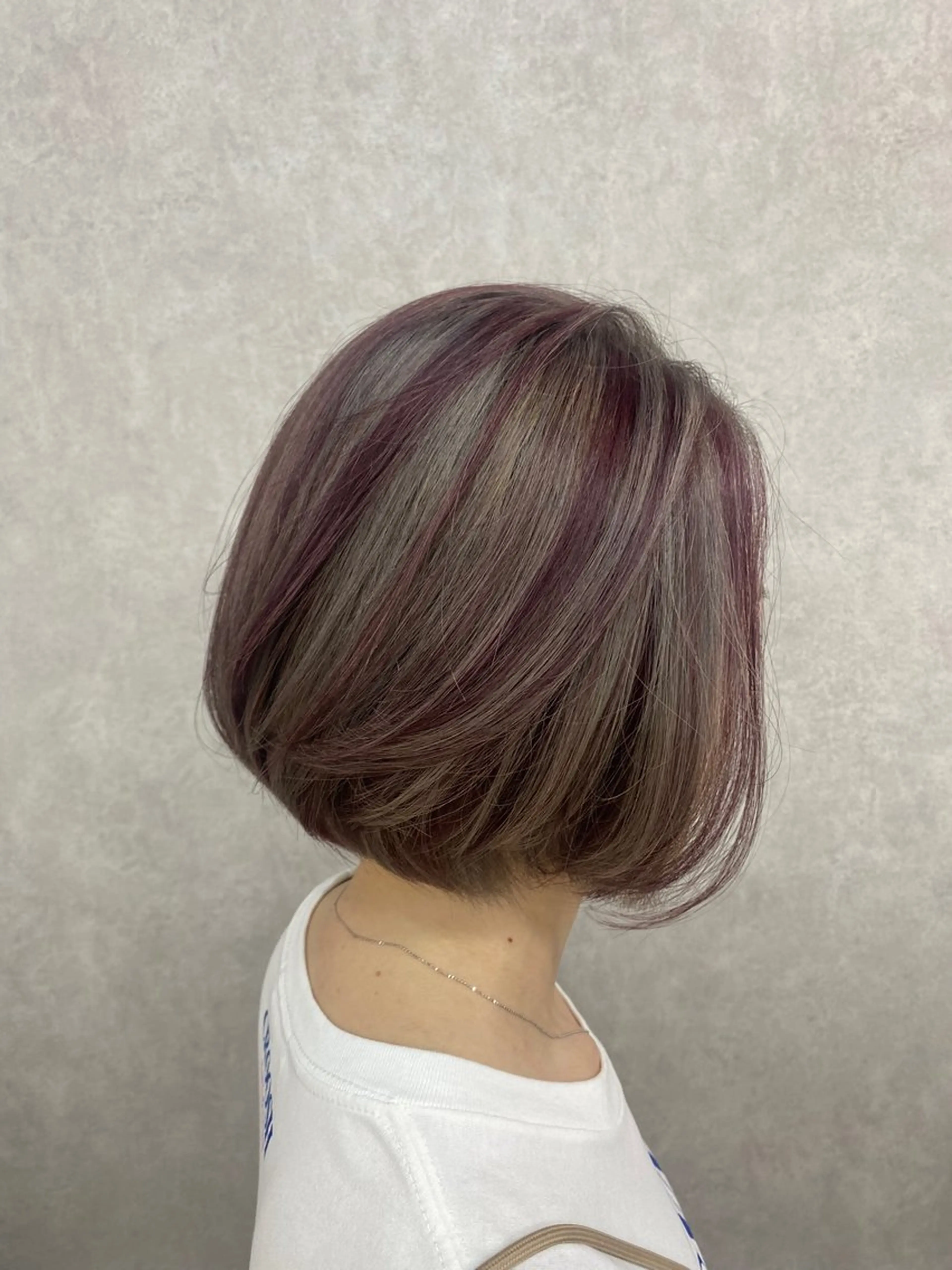 ショート カット ヘアカラー トリートメント ヘッドスパ 🩶西 雪乃/透明感 🫧/赤み消し✨🩶のヘアスタイル