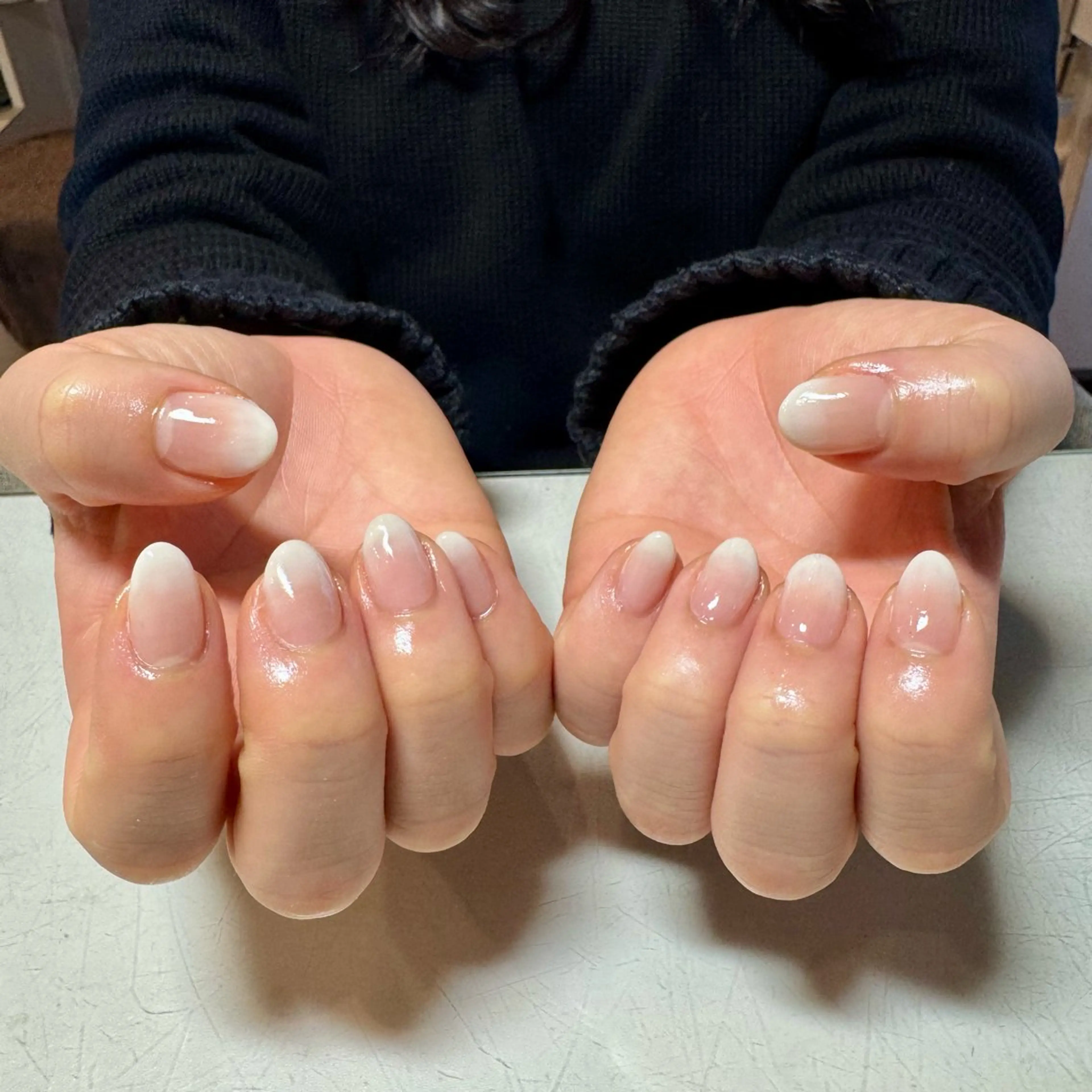 ネイル グラデーション mieux nail aireiのネイルデザイン