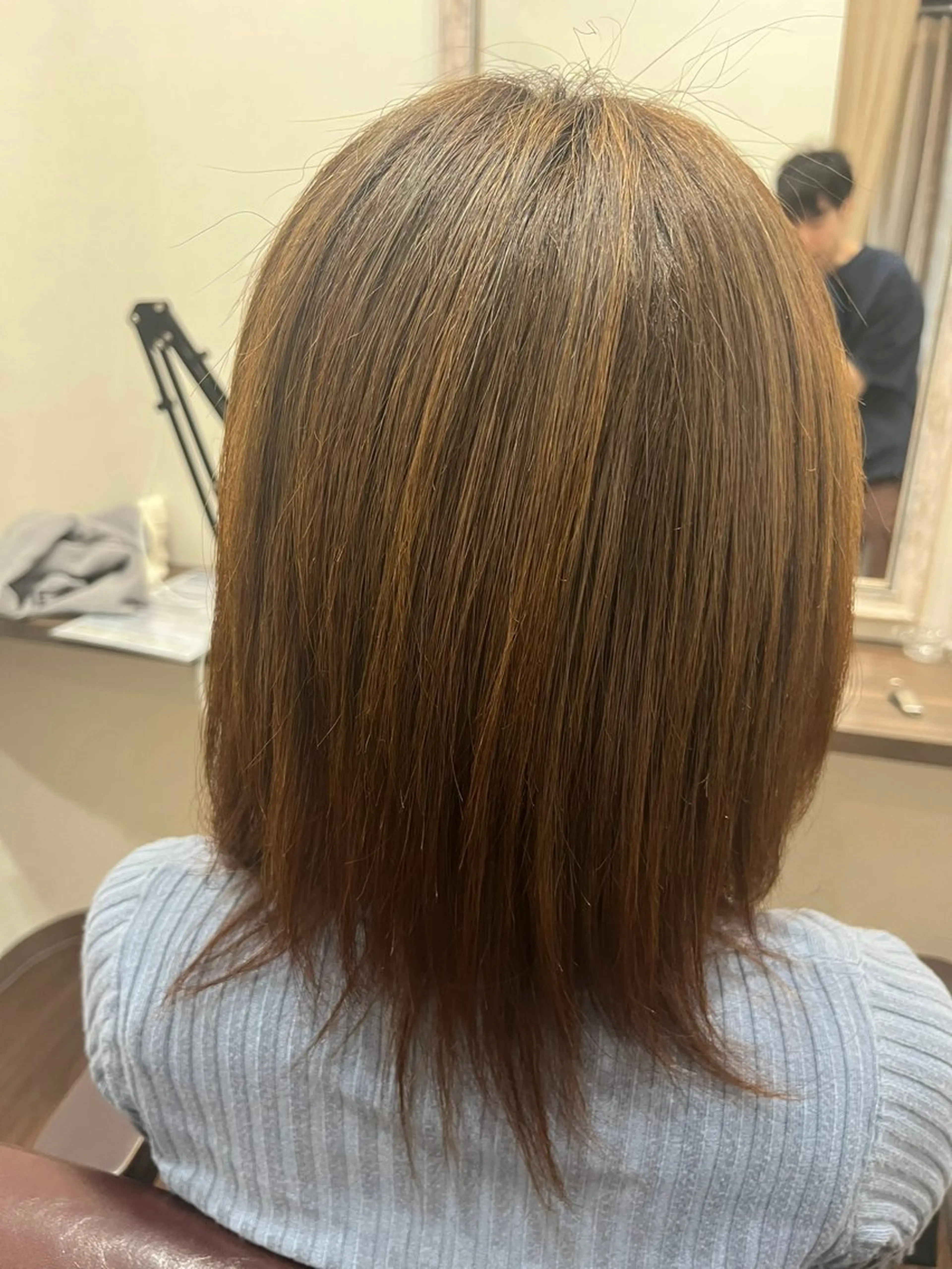 ミディアム カット 大人のツヤ髪専門店リチャールヘア所属・相場 亮のヘアスタイル