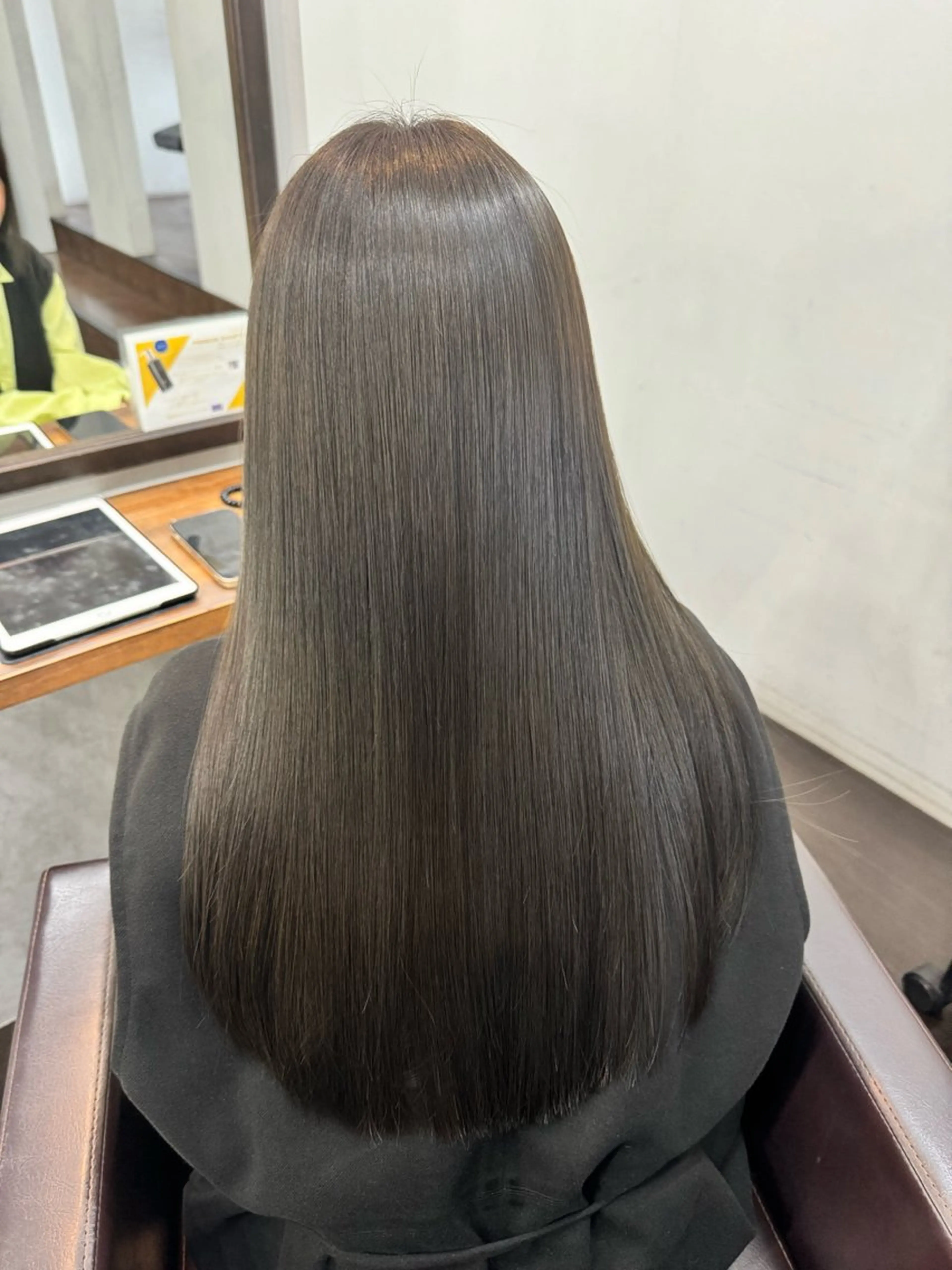 ロング 髪質改善 カット ヘアカラー トリートメント 難波 茜のヘアスタイル