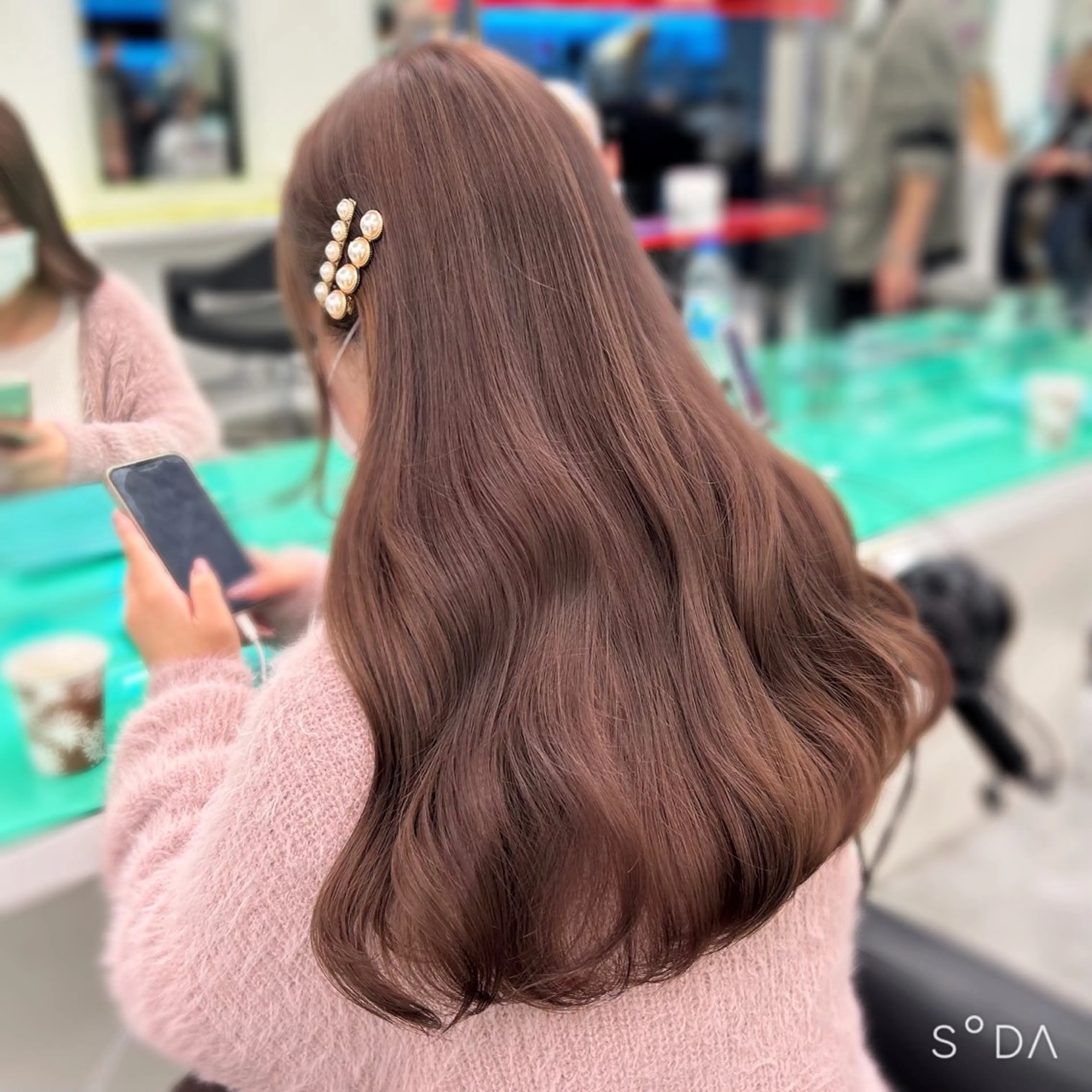 ロング ヘアカラー ヘッドスパ ヘアセット Miwa🤍ダメージ レスカラー特化🦢のヘアスタイル