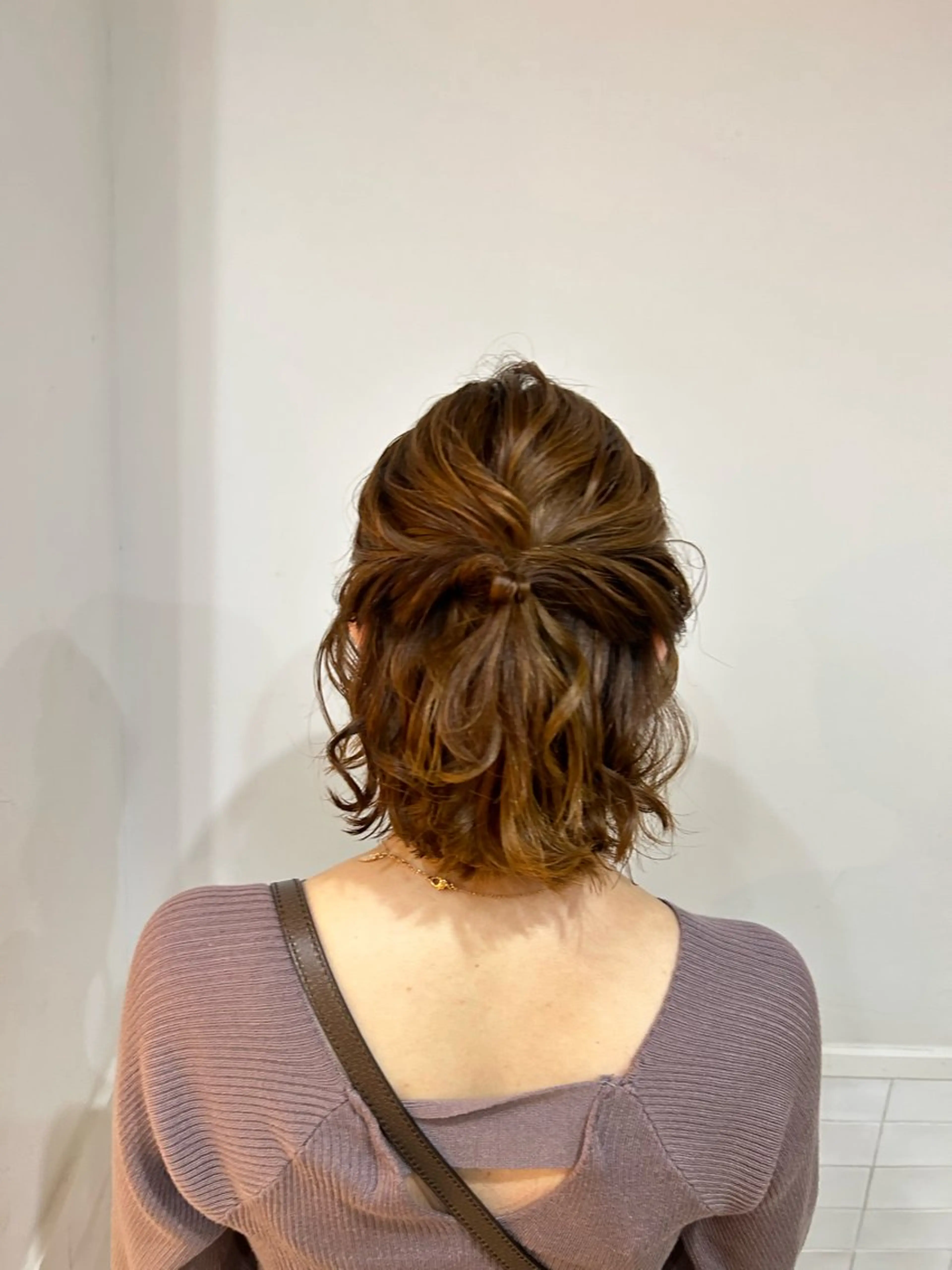 ミディアム ヘアアレンジ 優希 ／カットモデル募集中のヘアスタイル