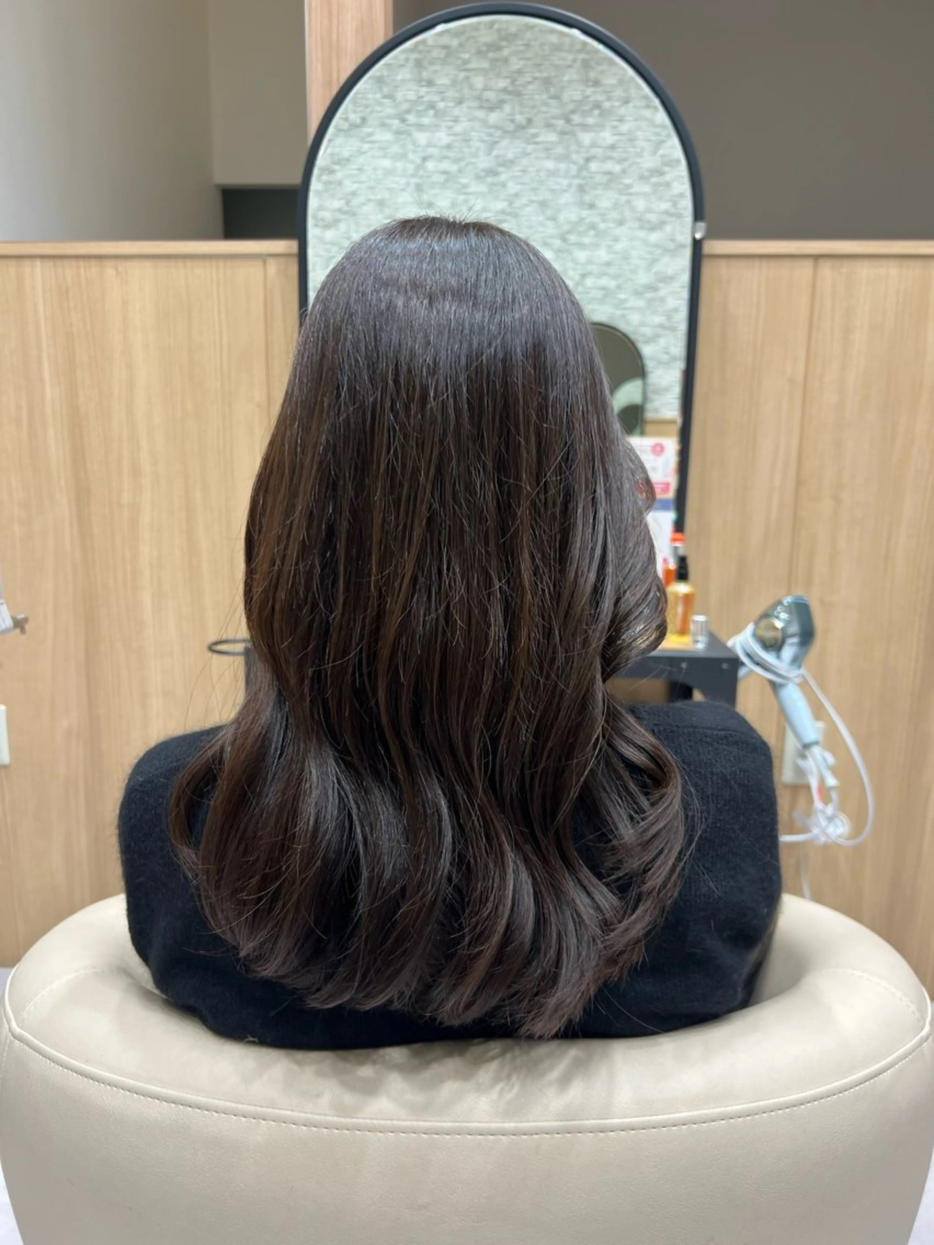 セミロング カラー 野方 心愛のヘアスタイル