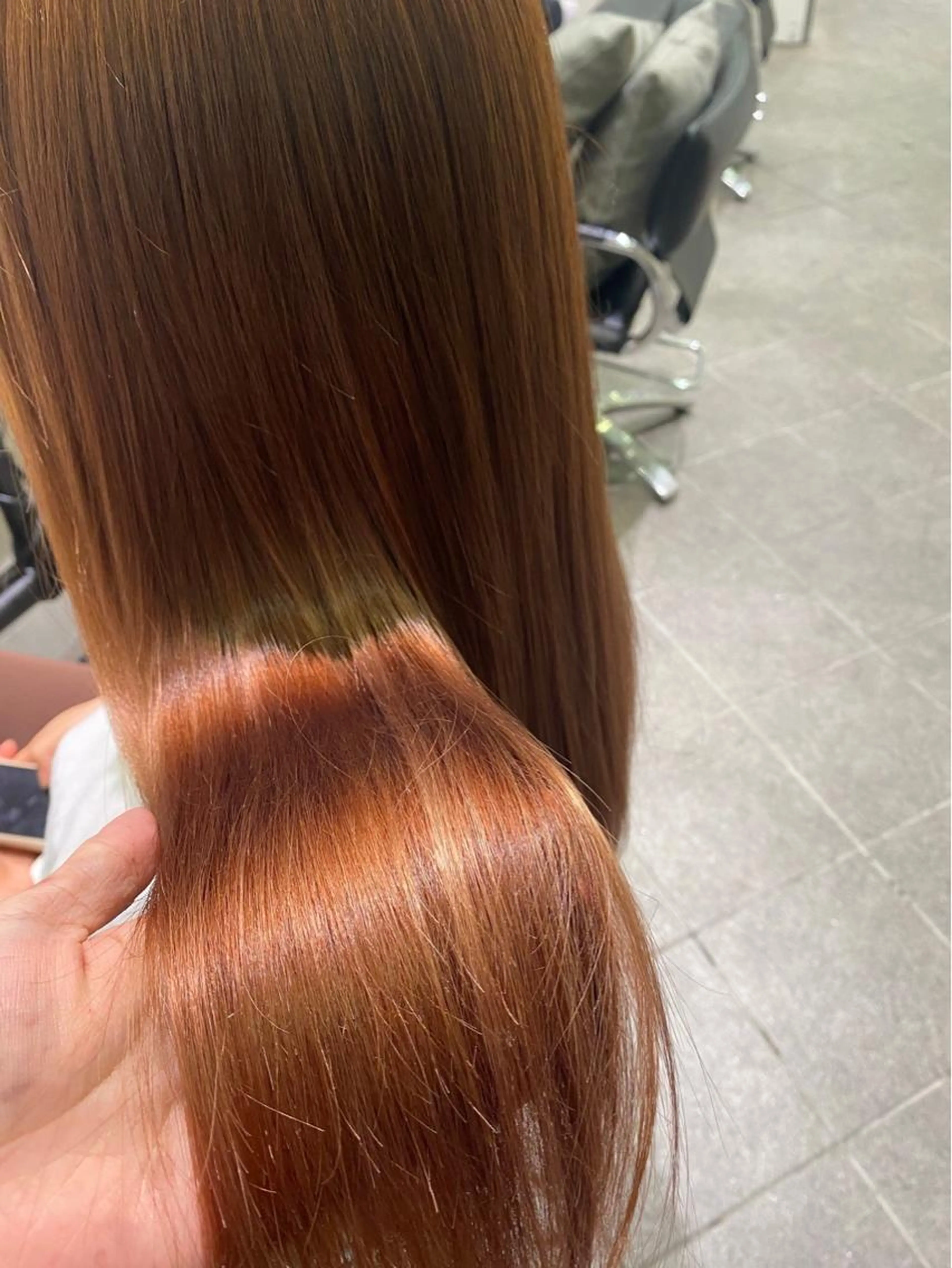 color ➕treatment  ¥7500の写真